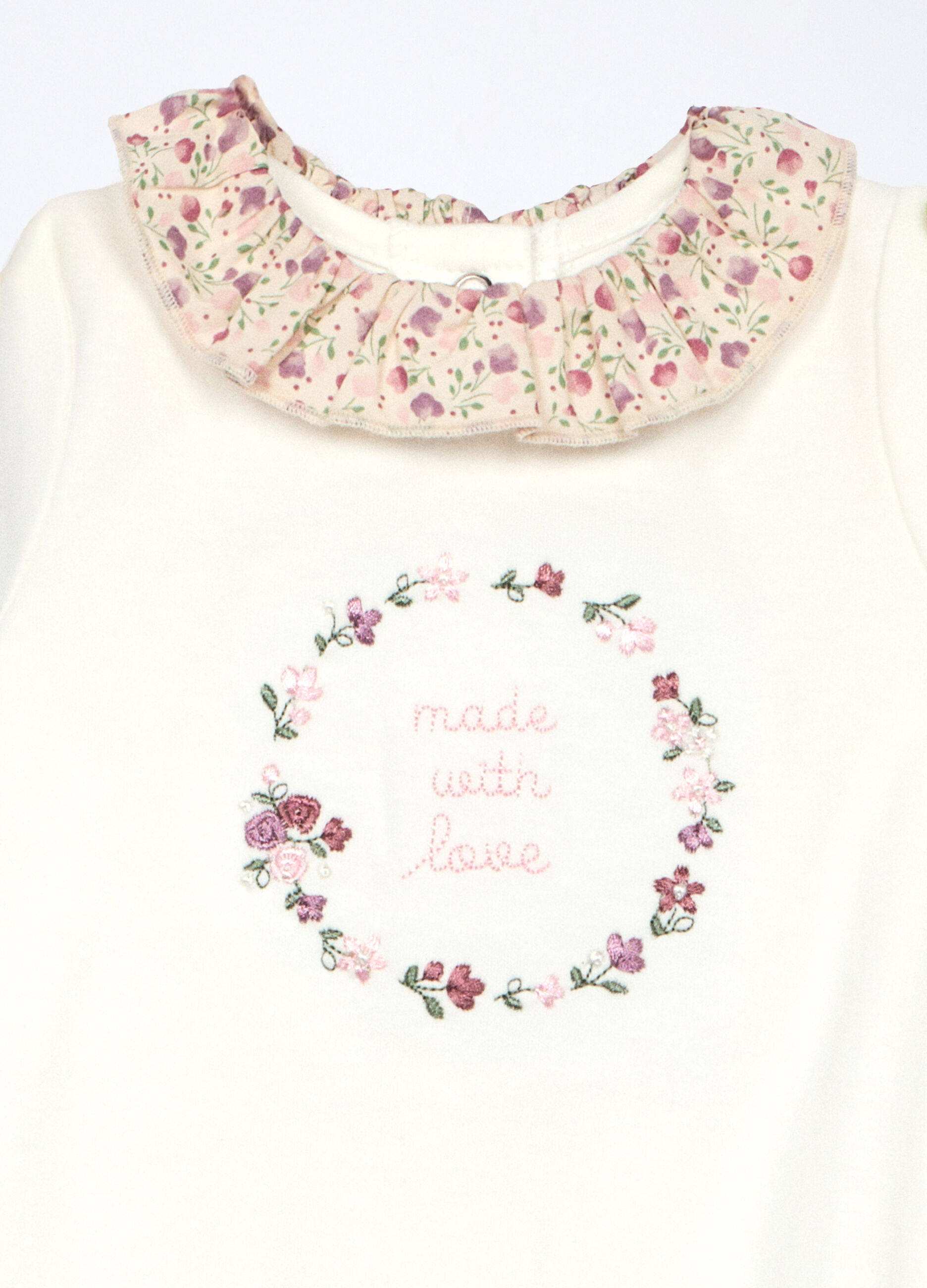 Tutina in interlock di puro cotone neonata_2