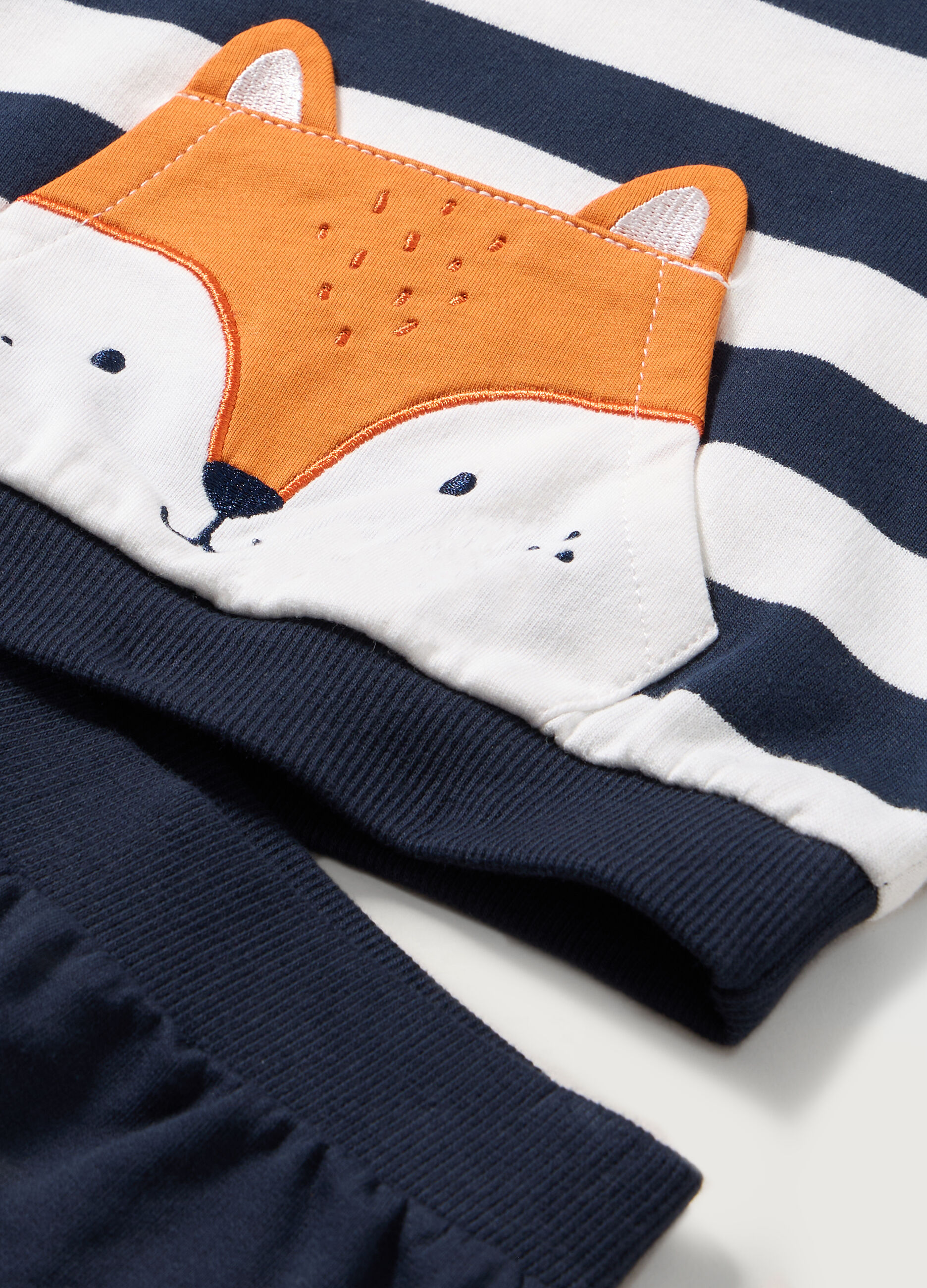 Jogging set in puro cotone neonato_1