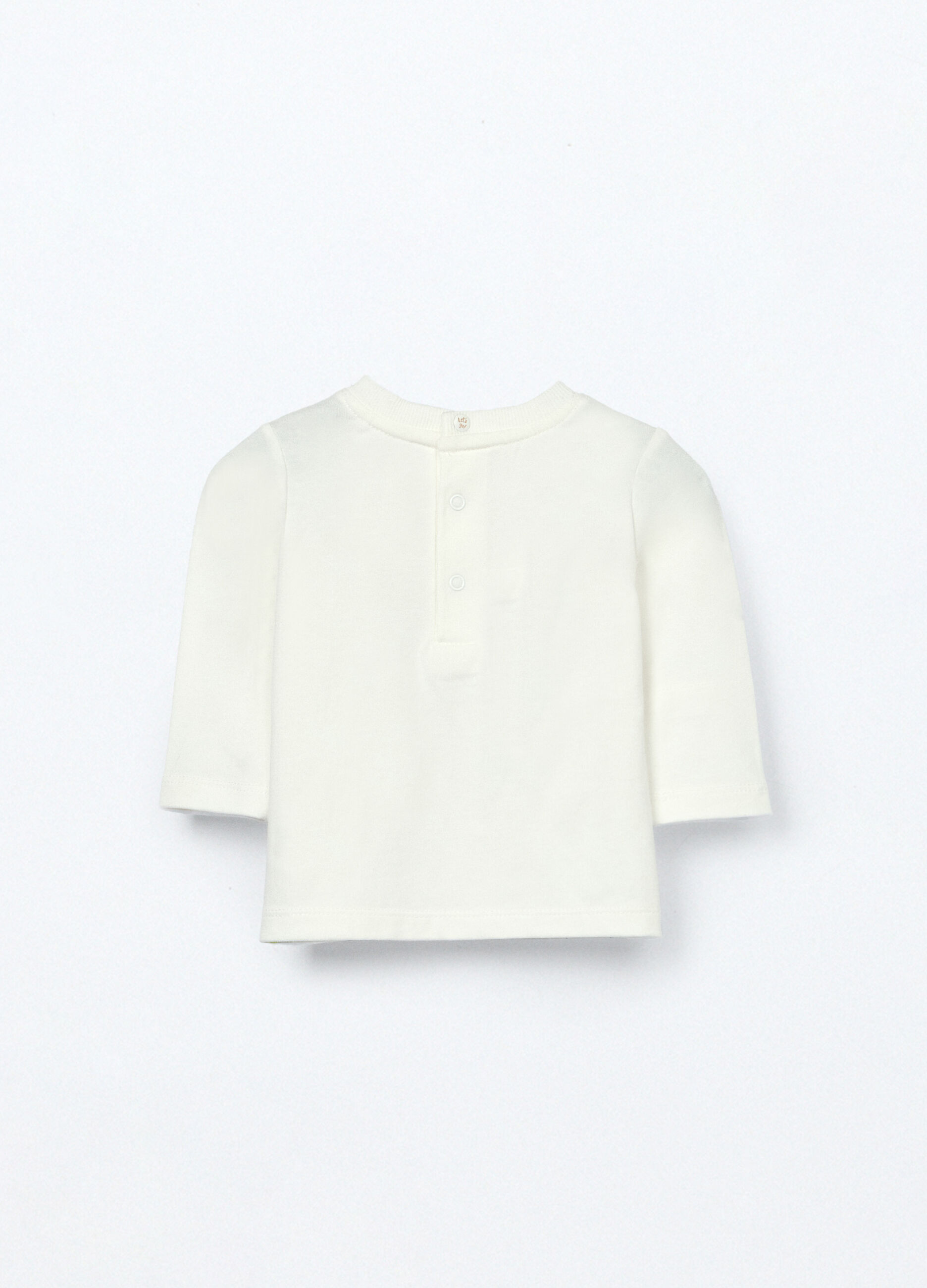 T-shirt in jersey di puro cotone neonato_1