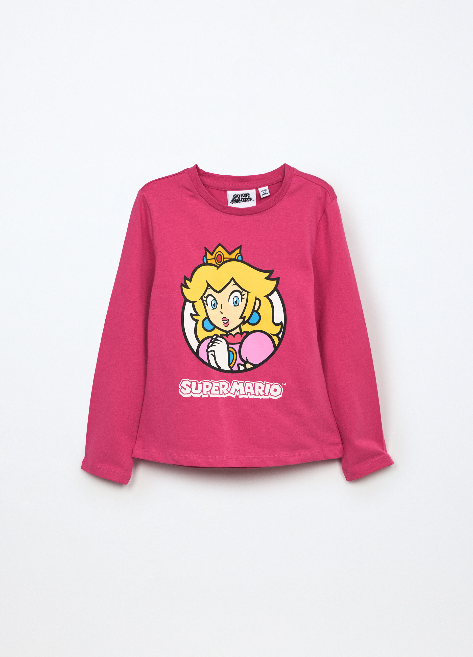 T-shirt in jersey di cotone stretch bambina_0