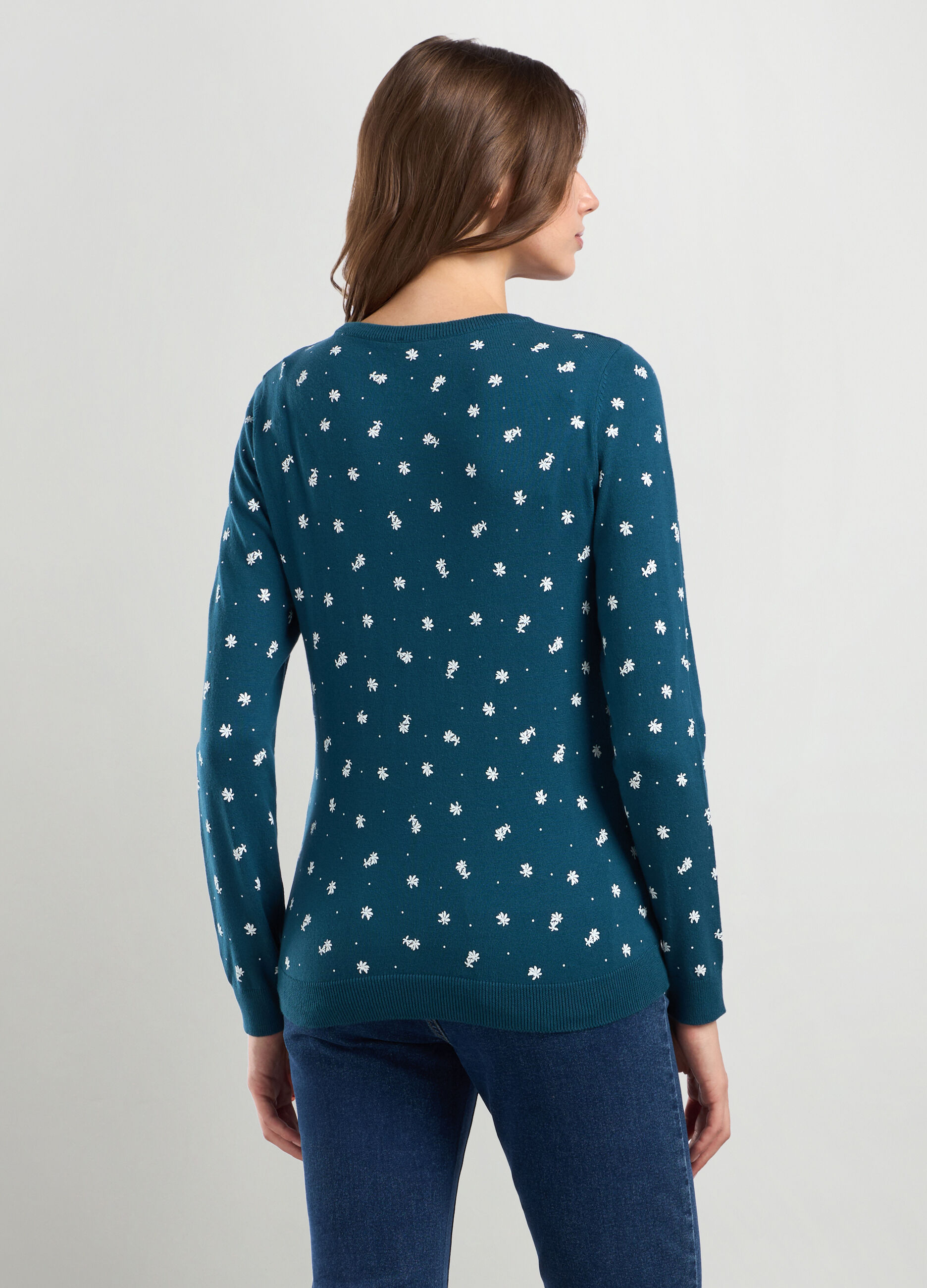 Girocollo tricot in misto cotone donna_1