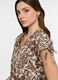 Camicia regular fit con scollo a V in popeline donna_2