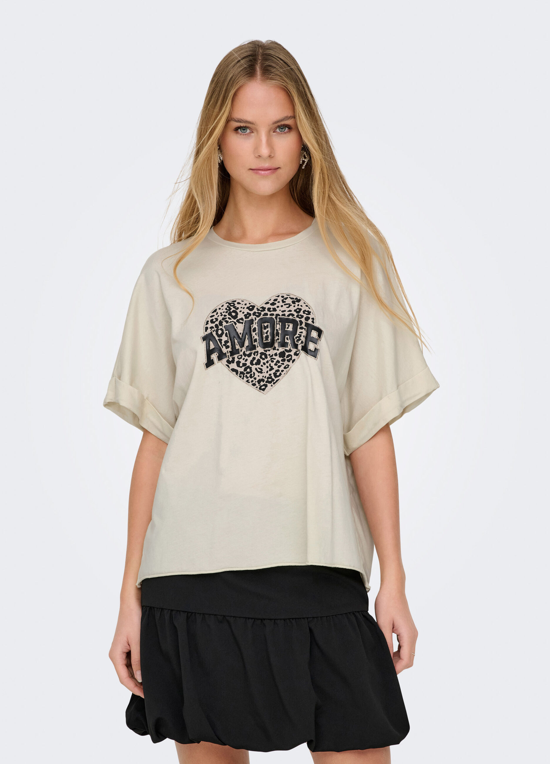 T-shirt con stampa donna_2