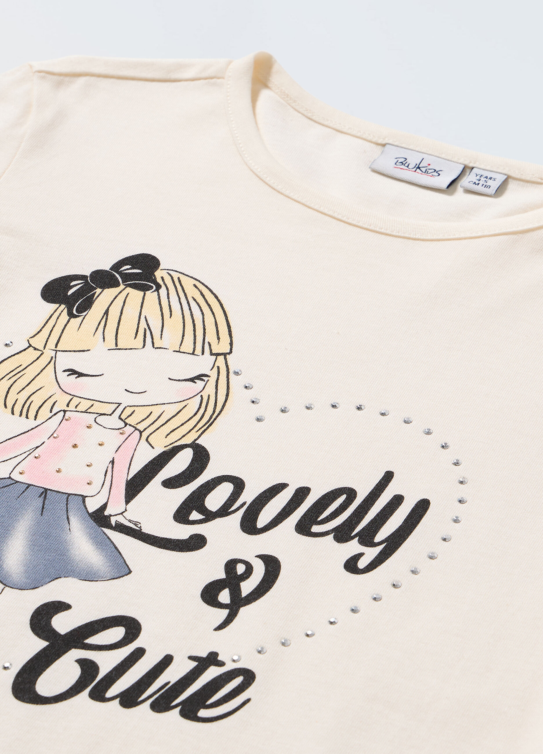 T-shirt in puro cotone bambina_1