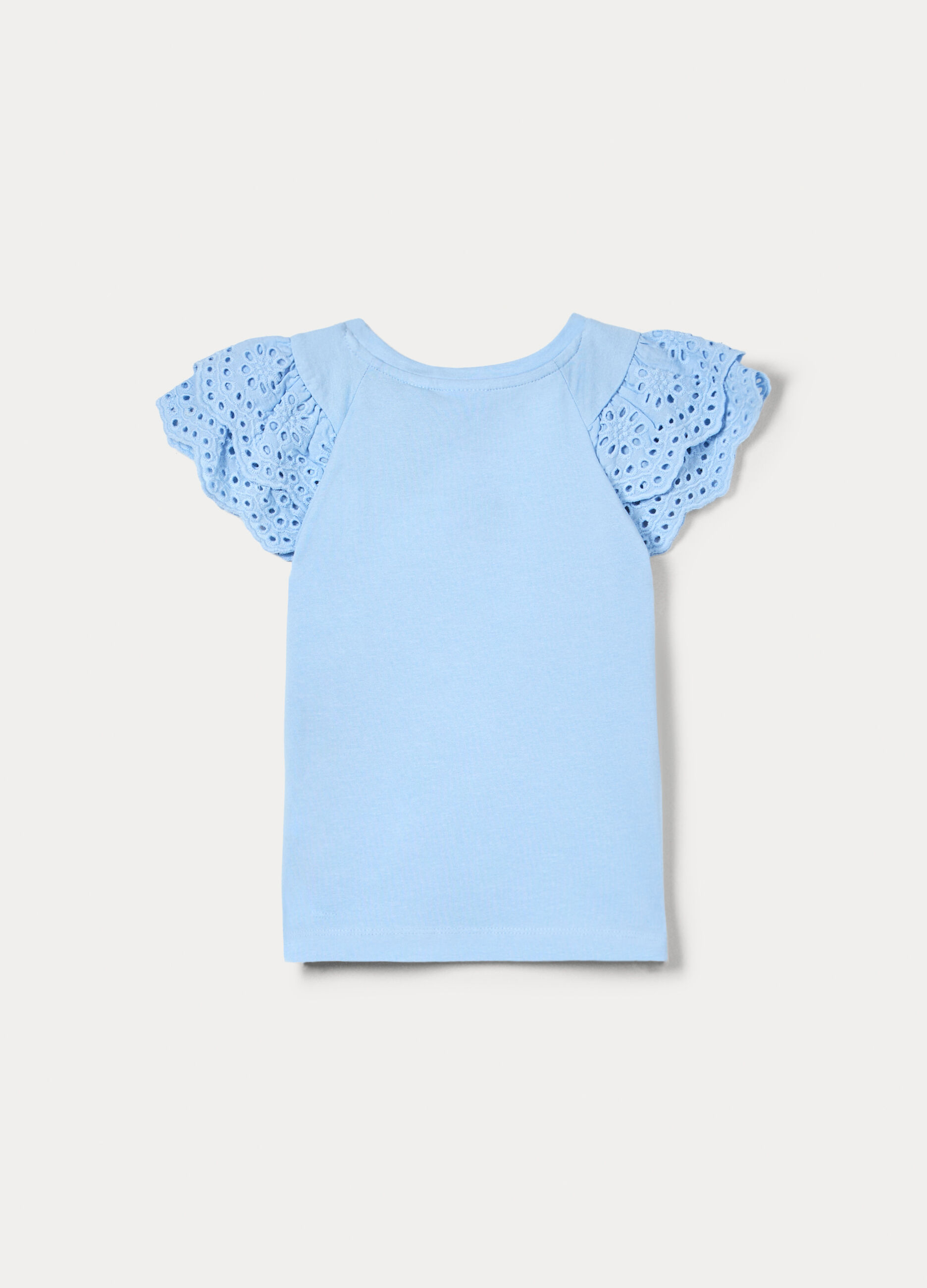 T-shirt girocollo stretch bambina_1