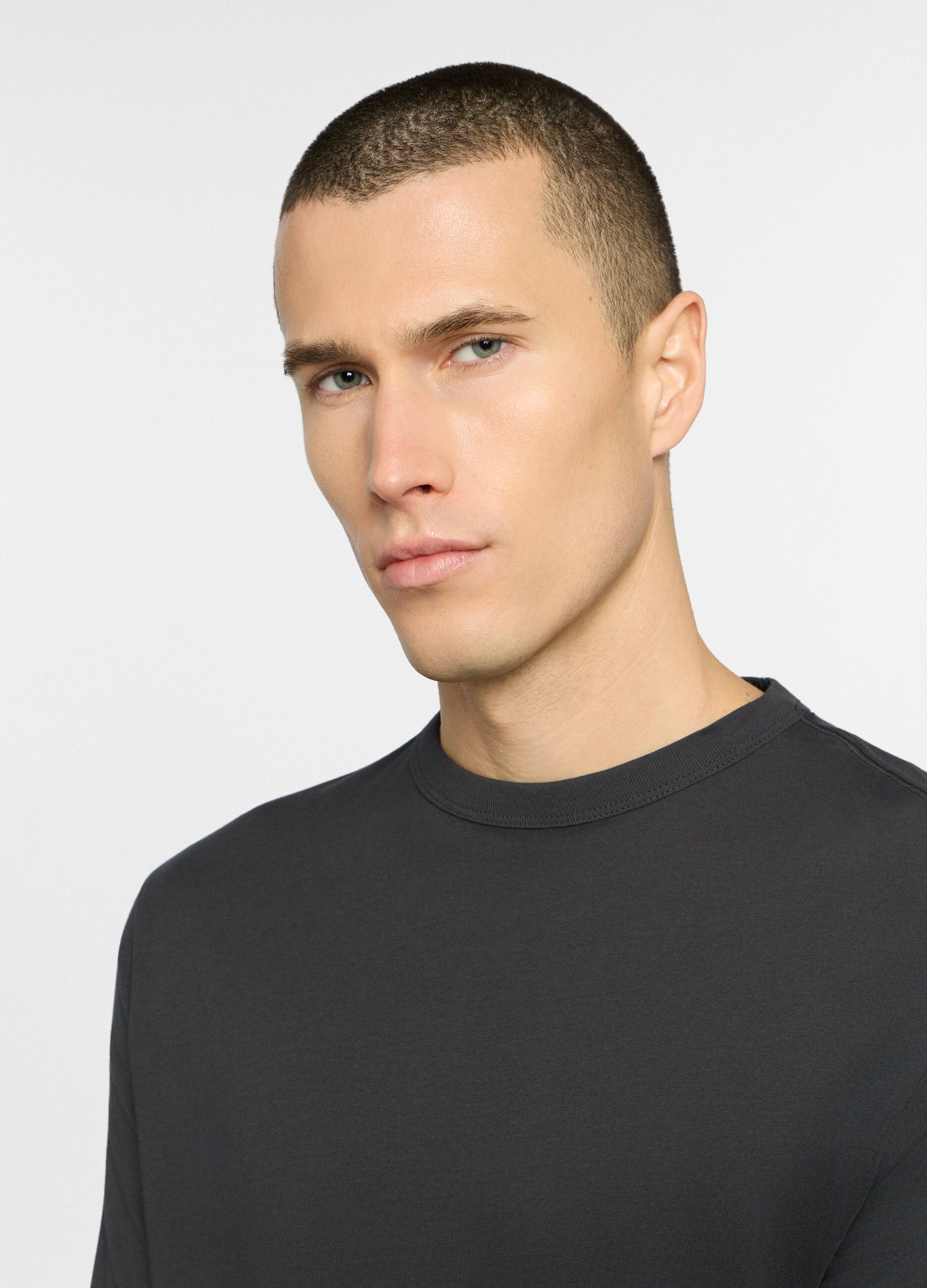 Maglietta a maniche lunghe in cotone uomo_2