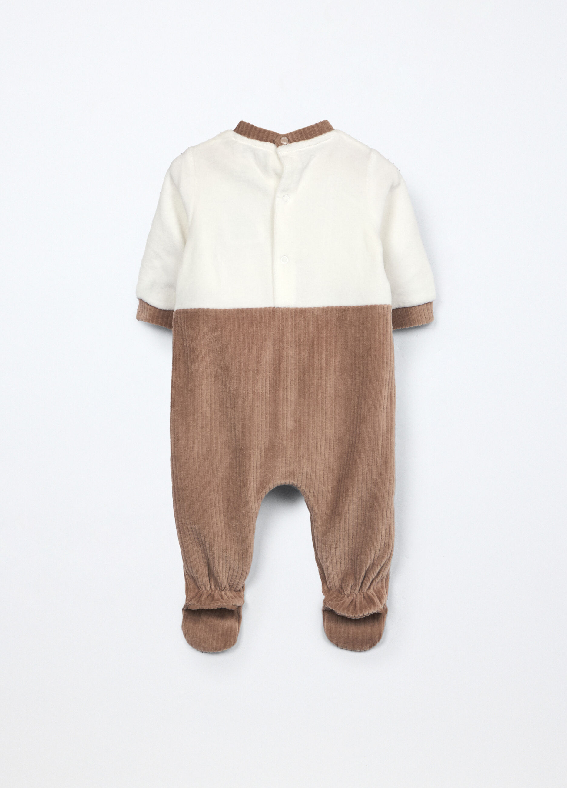 Tutina misto cotone velour neonato_1