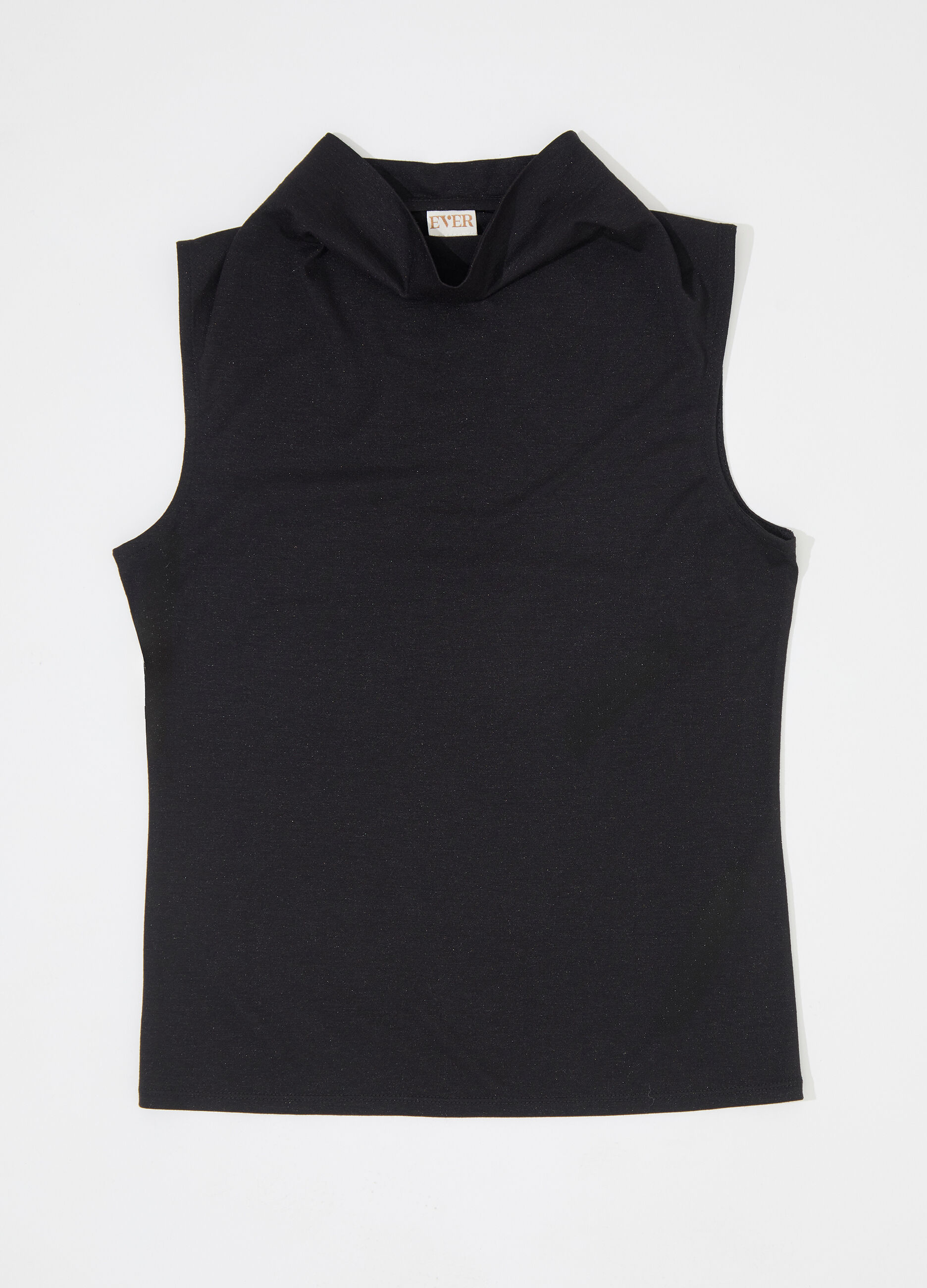 Lupetto smanicato in filo lurex donna_4