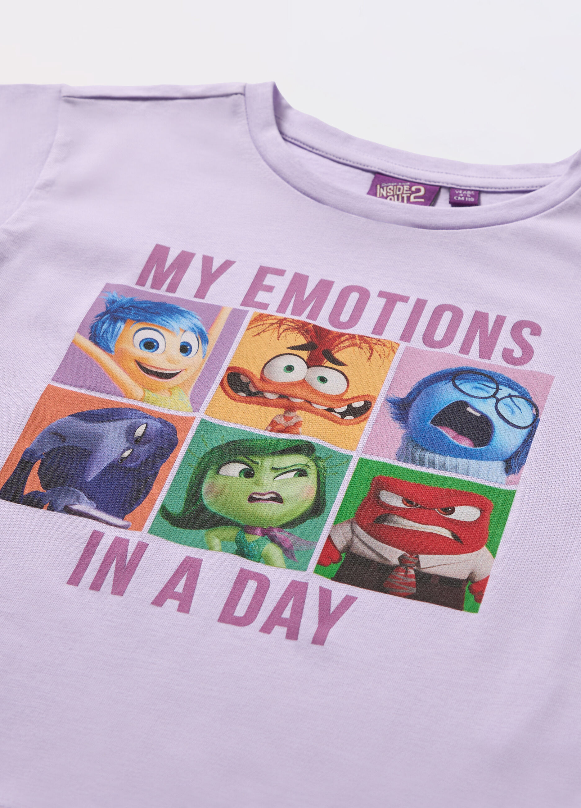 T-shirt Inside Out in puro cotone bambina