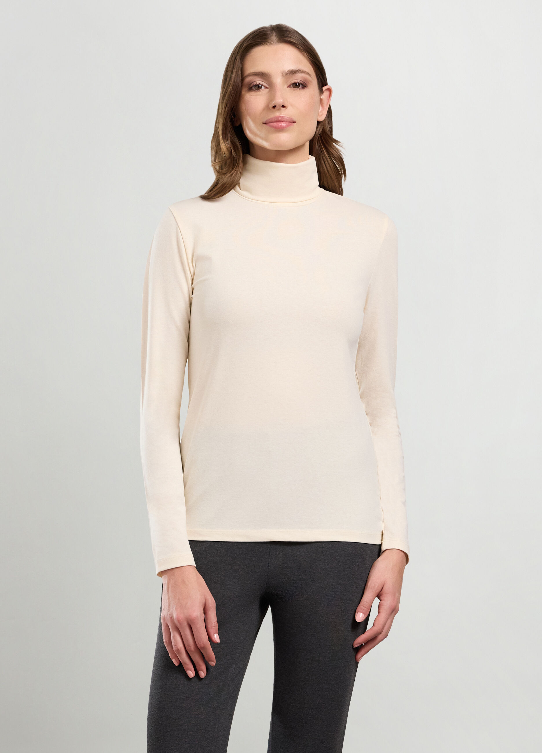Lupetto in cotone stretch donna_0