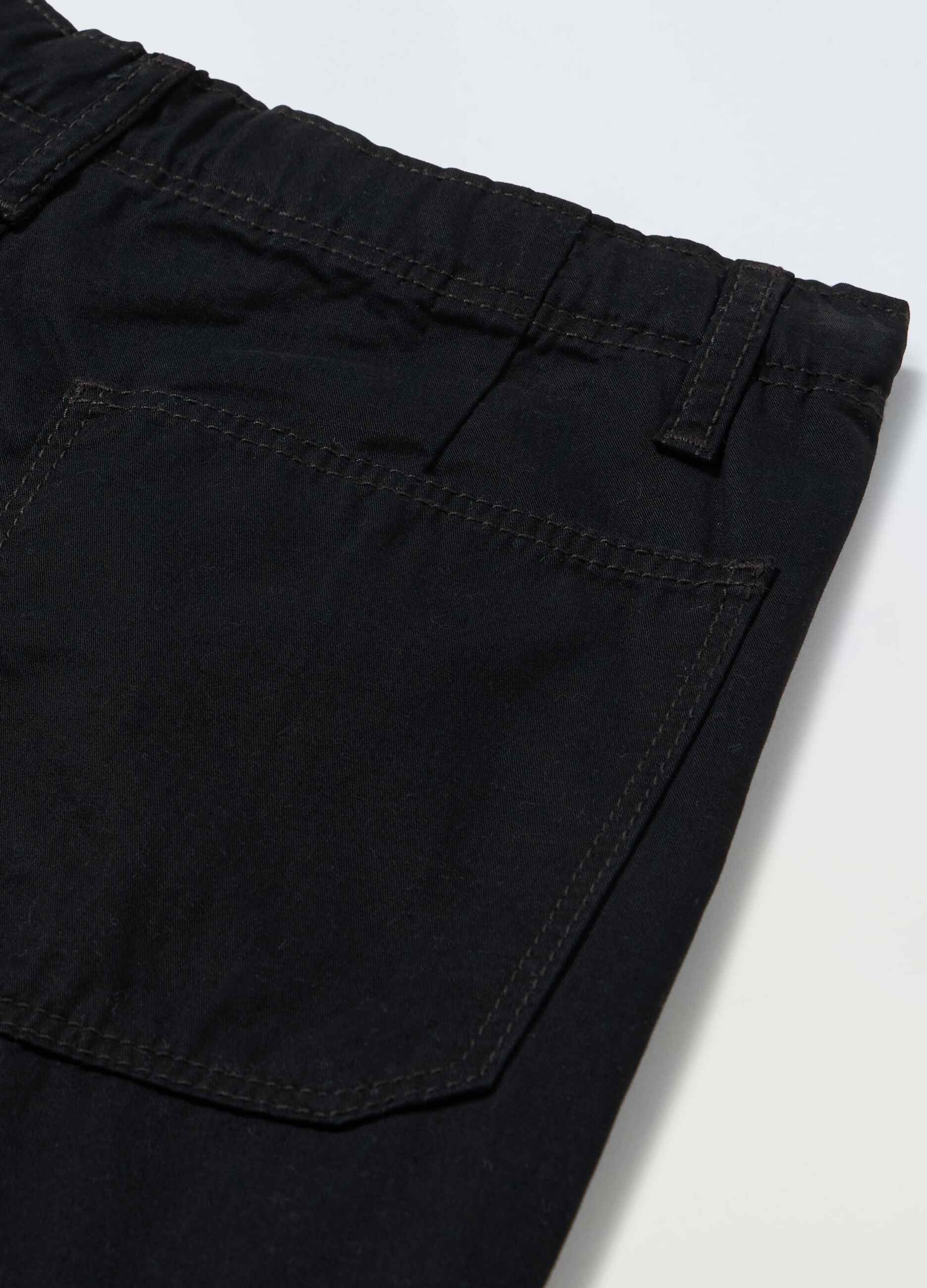 Pantaloni cargo in puro cotone ragazzo_1