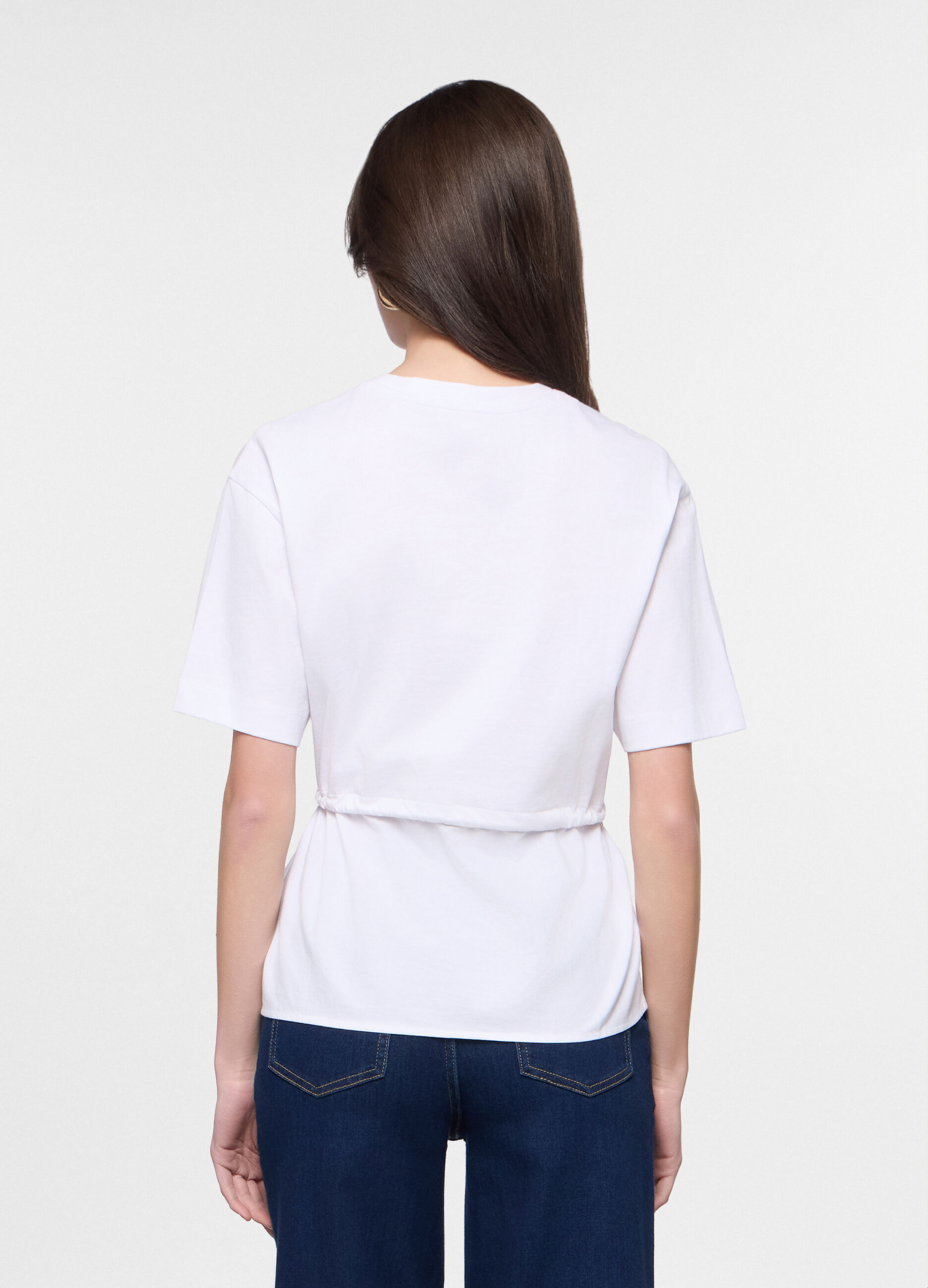 T-shirt girocollo fitted donna_1