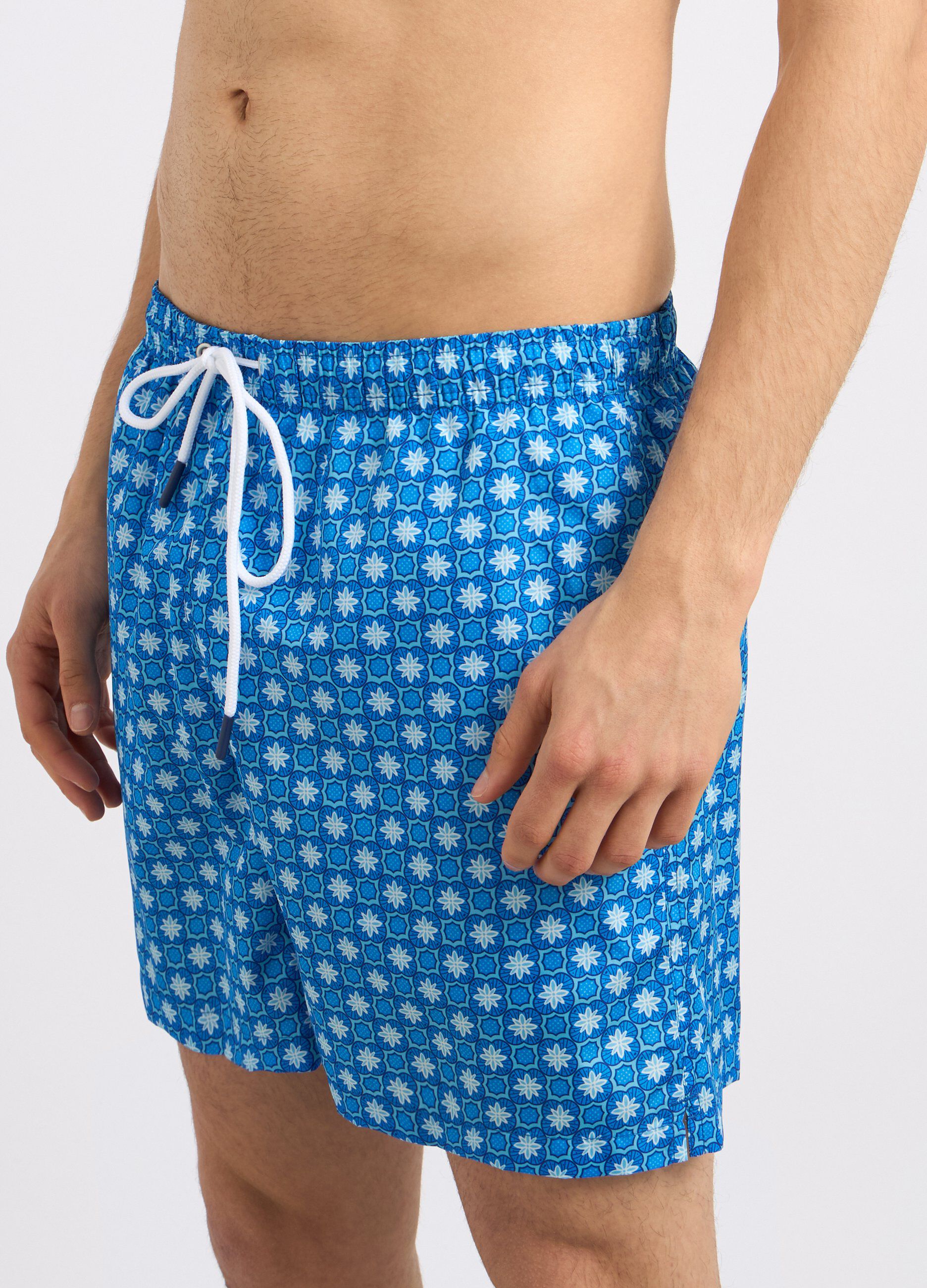 Costume shorts con stampa uomo