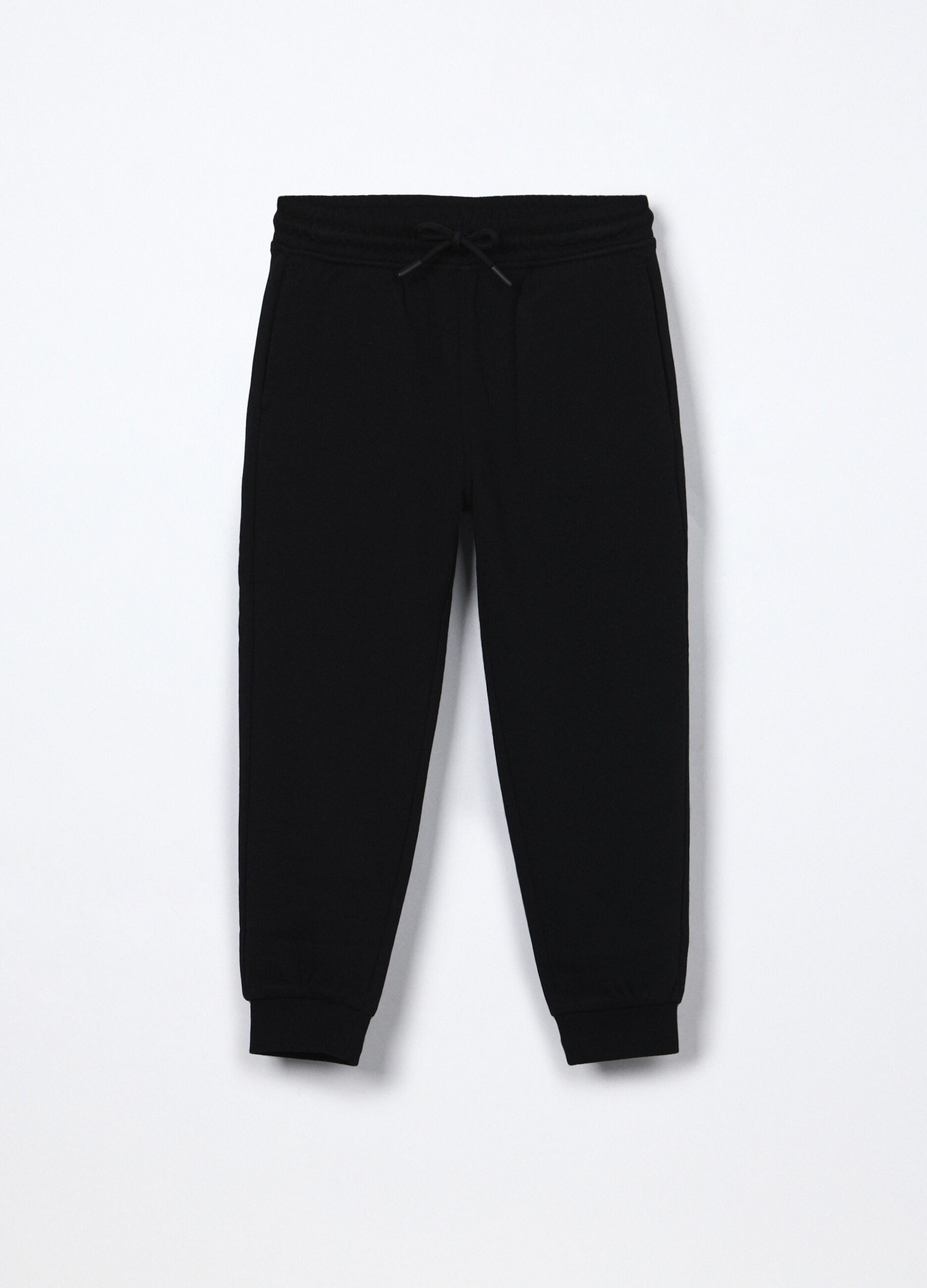 Jogger in french terry di cotone bambino_0