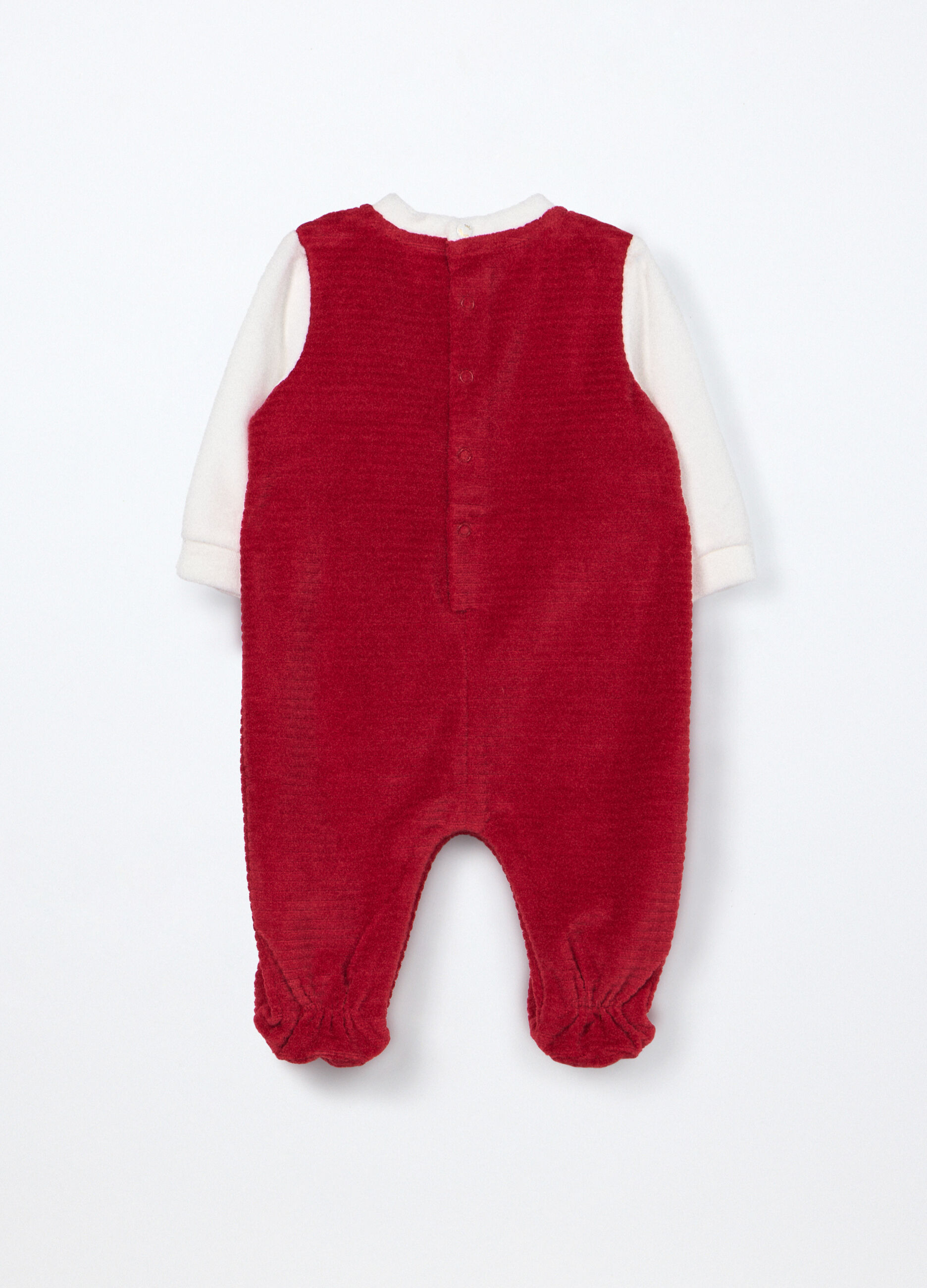 Tutina misto cotone velour neonato_1