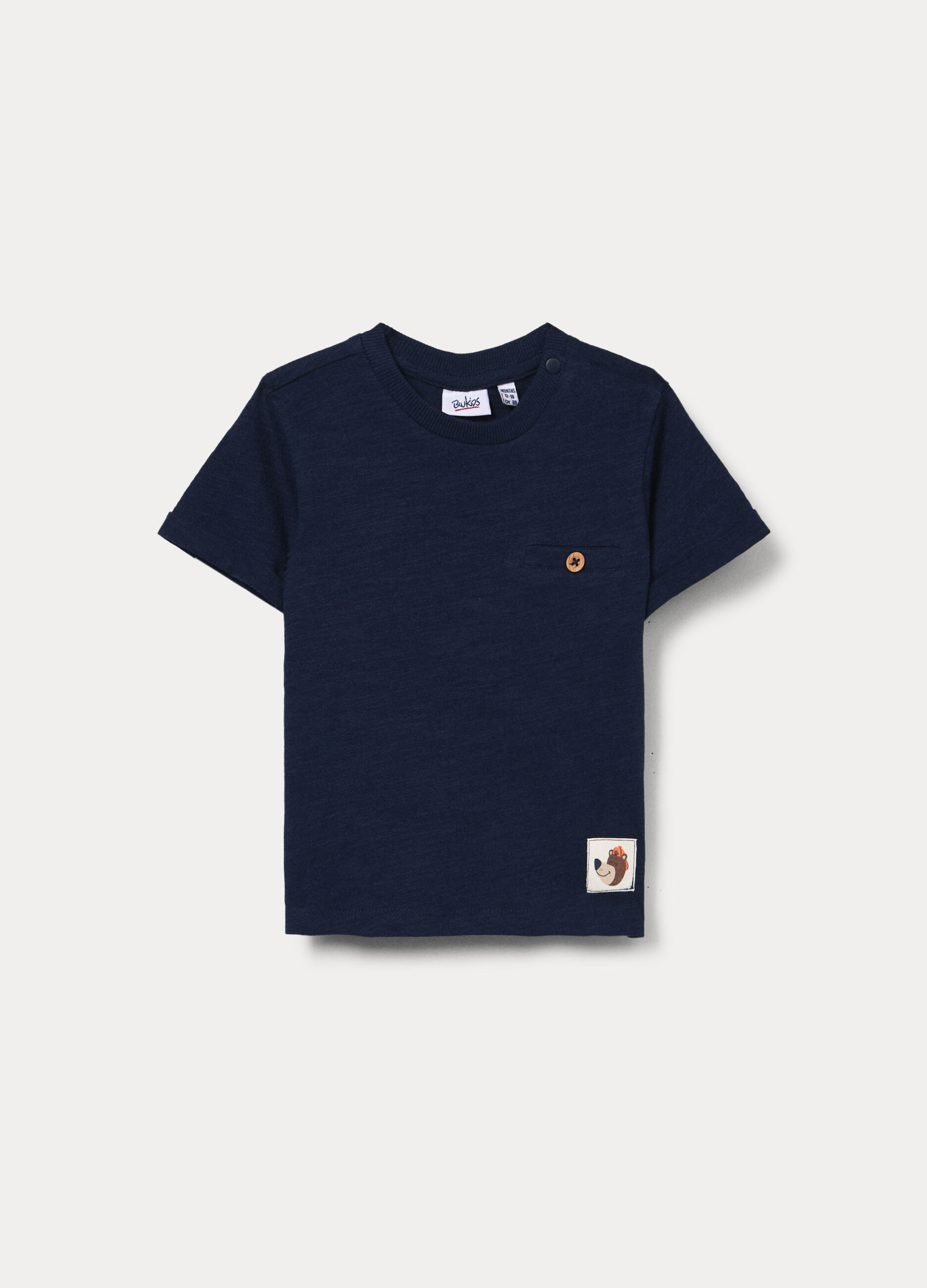 T-shirt in jersey di puro cotone bimbo_0