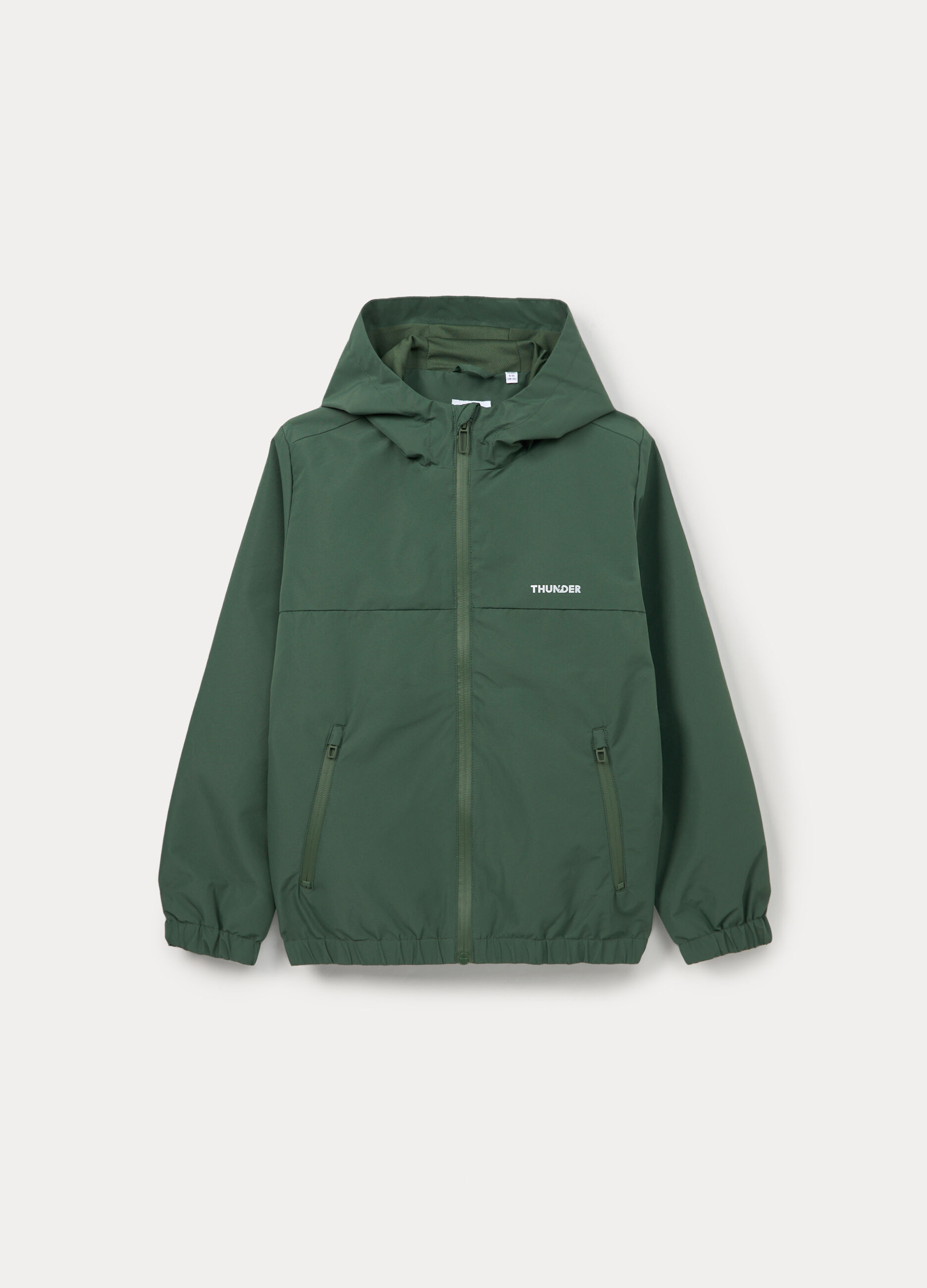 Giacca antipioggia con cappuccio ragazzo_0