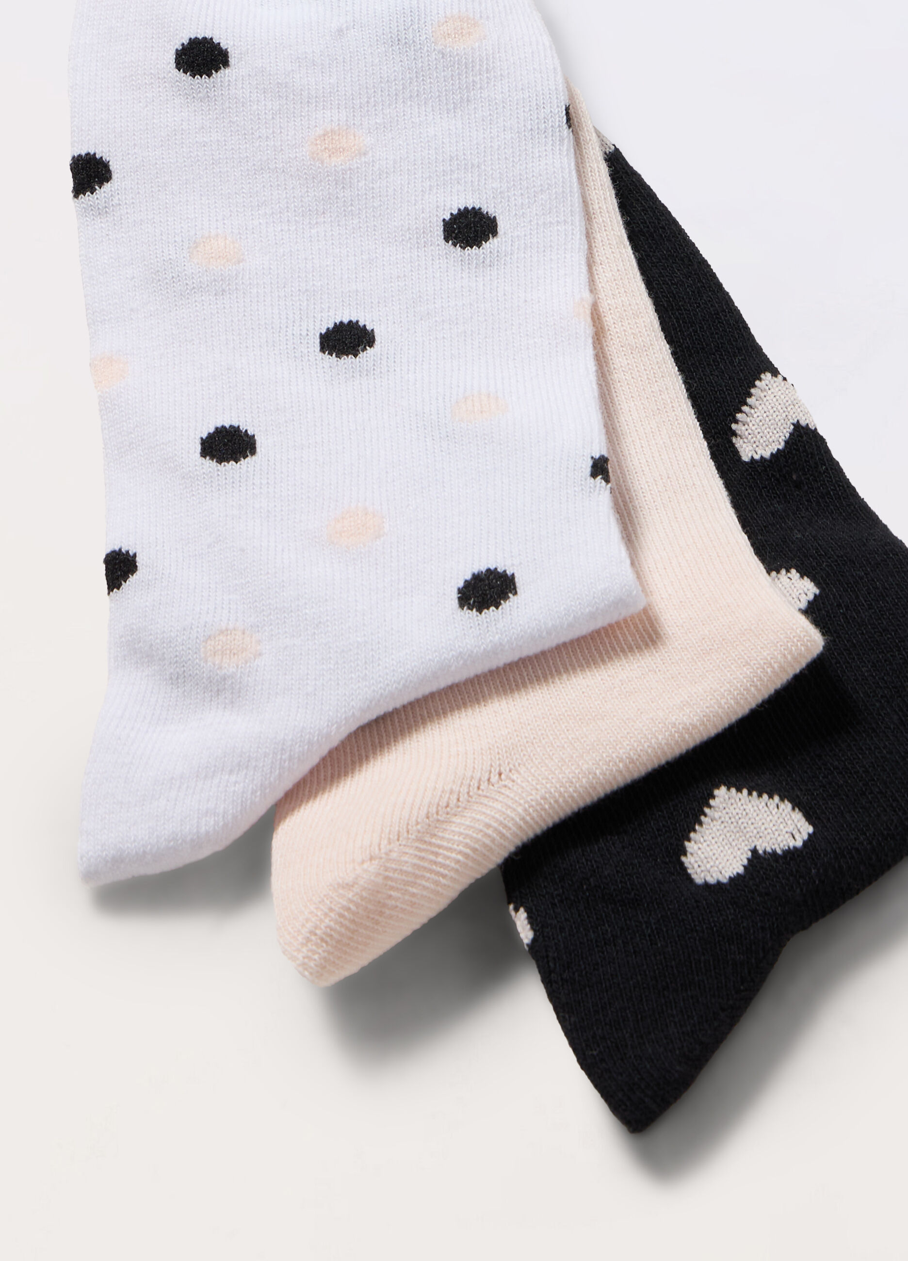 Pack 3 calze corte misto cotone donna_1