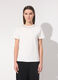 T-shirt gioiello in cotone stretch donna_1