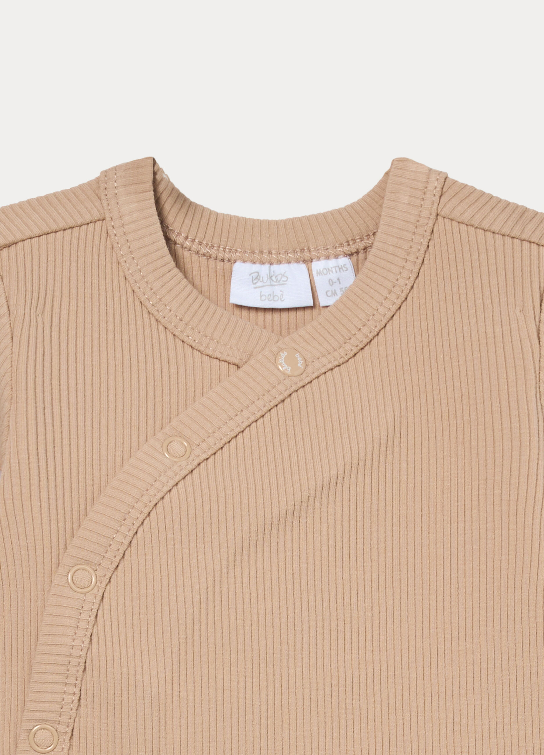 Pack 2 t-shirt in costina di cotone stretch _2