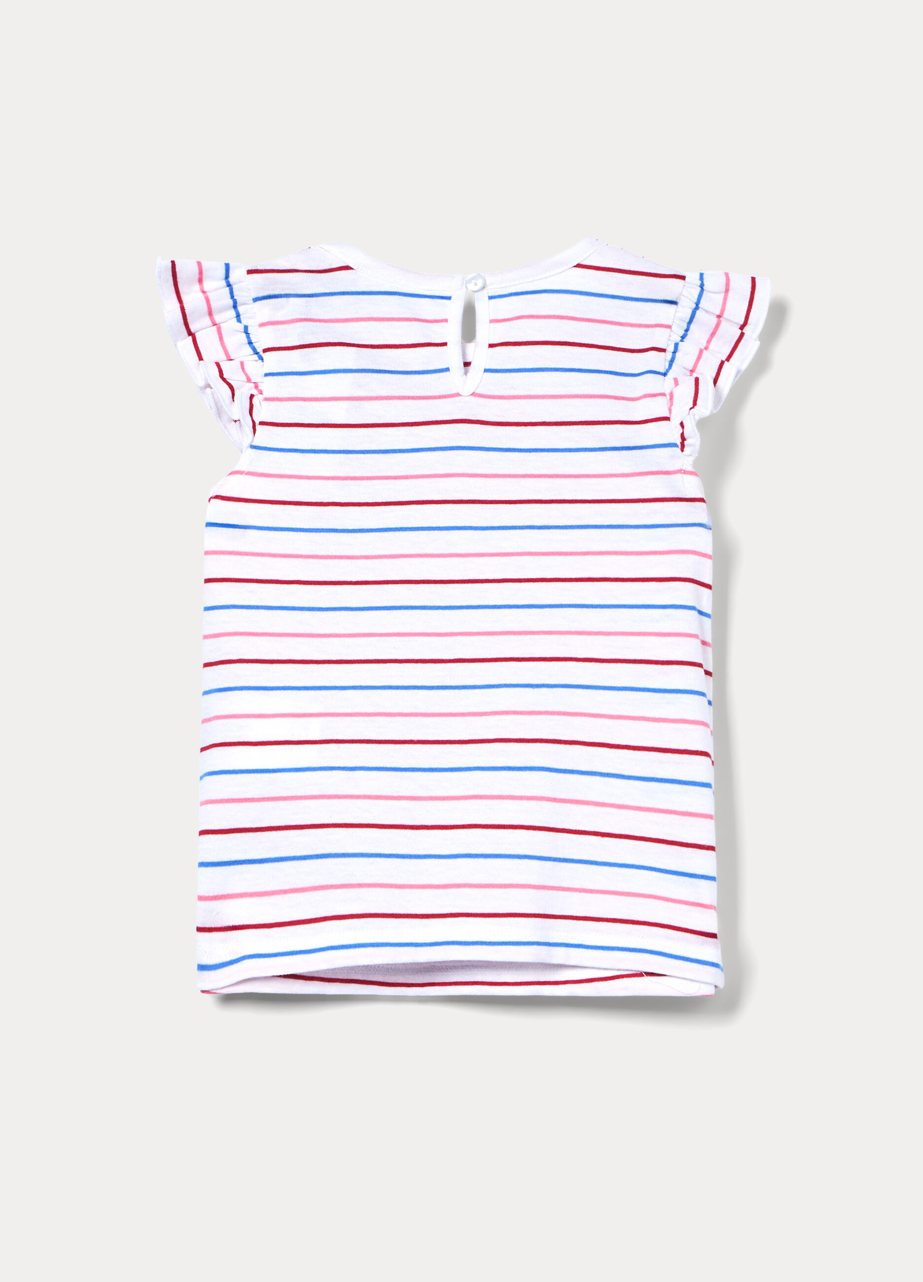 Canotta girocollo a righe bimba_1