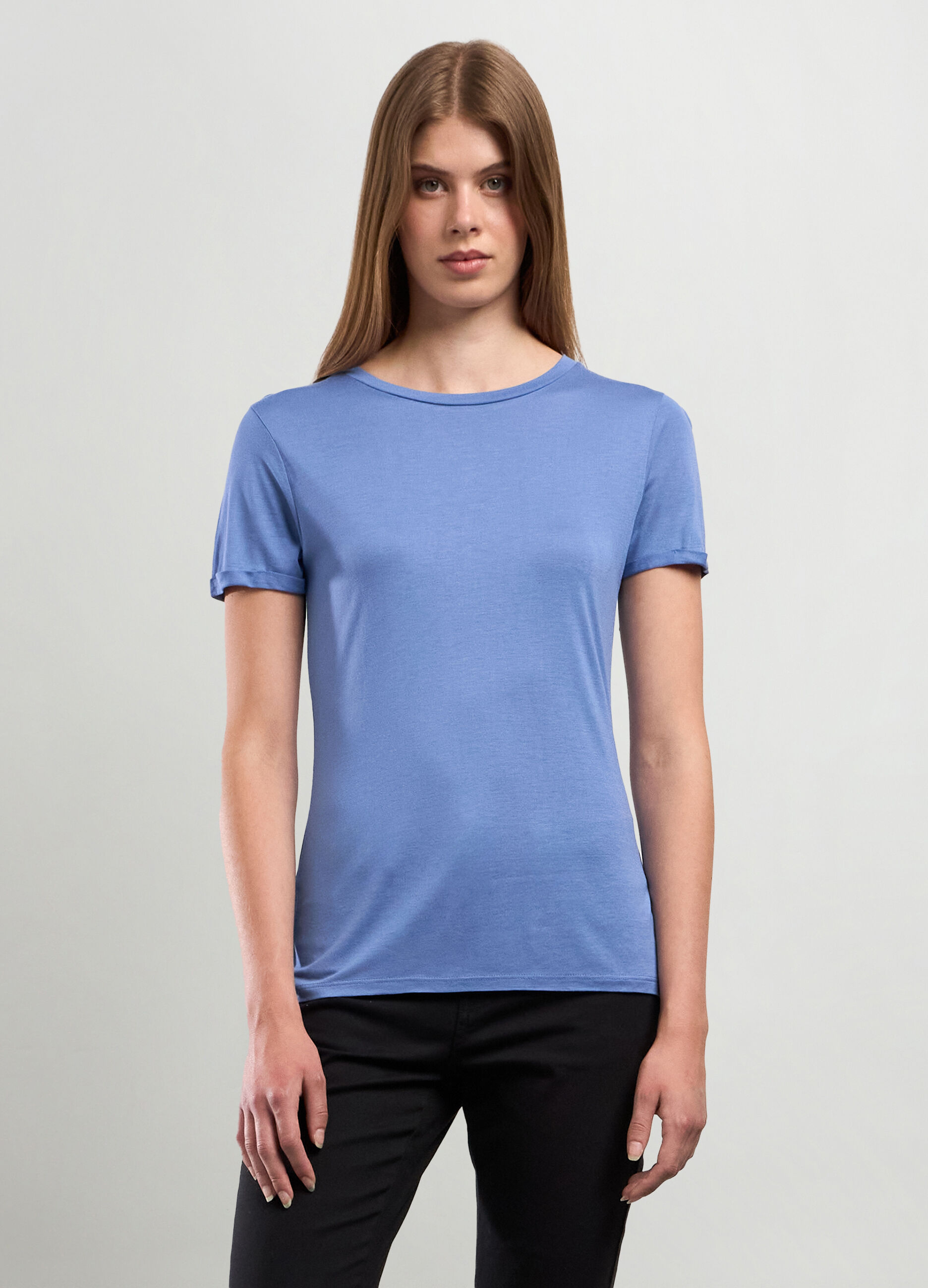 Magliette blu donna discount