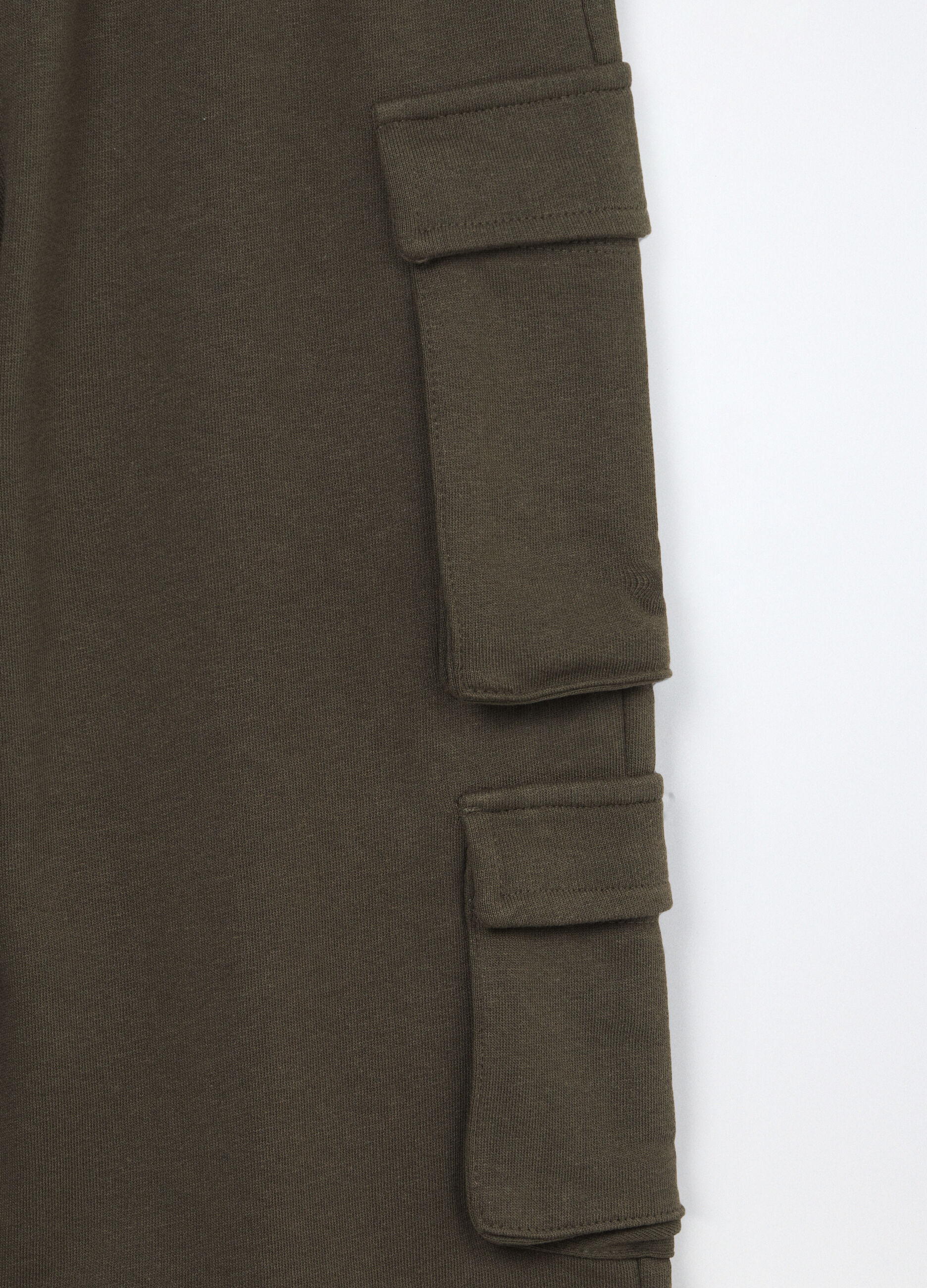 Jogger in french terry di puro cotone ragazza_2