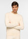 Maglione girocollo maglia rasata in cotone uomo_0
