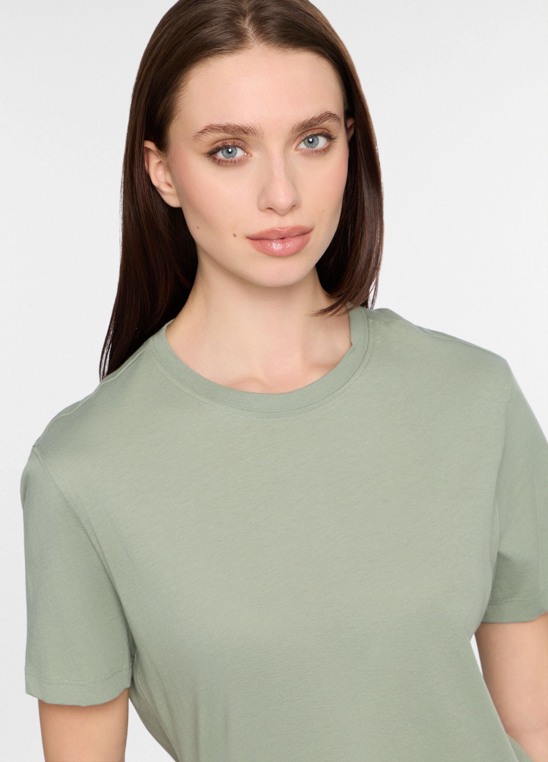 T-shirt girocollo in jersey di cotone uomo_2