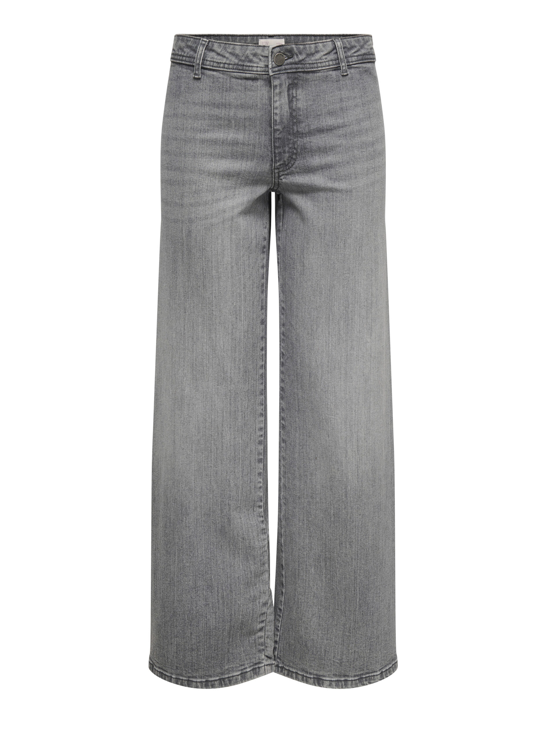 Pantaloni wide leg in denim donna_0