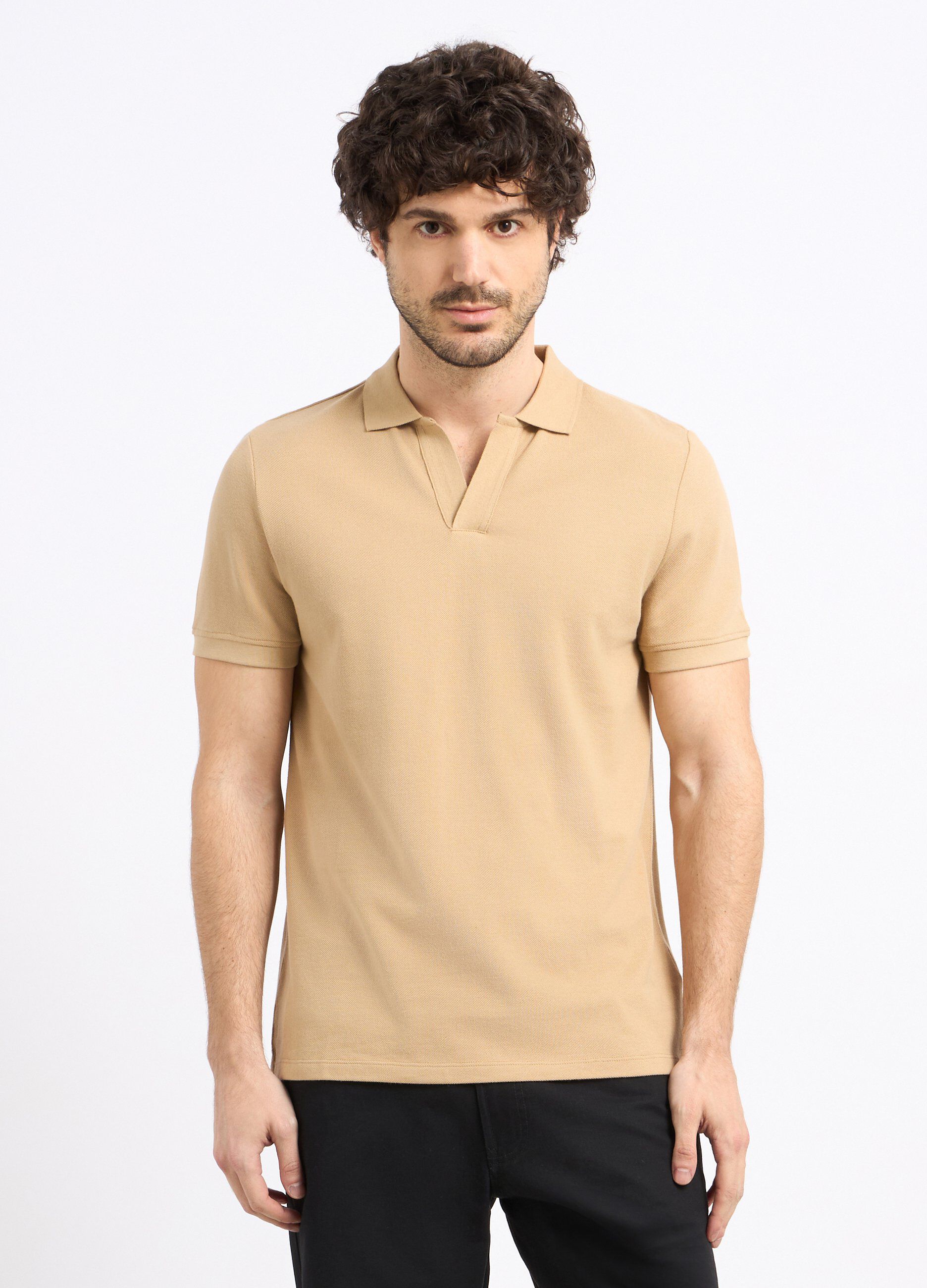 Polo in cotone piquet uomo_0