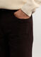 Pantalone cinque tasche in velluto di cotone stretch uomo_3