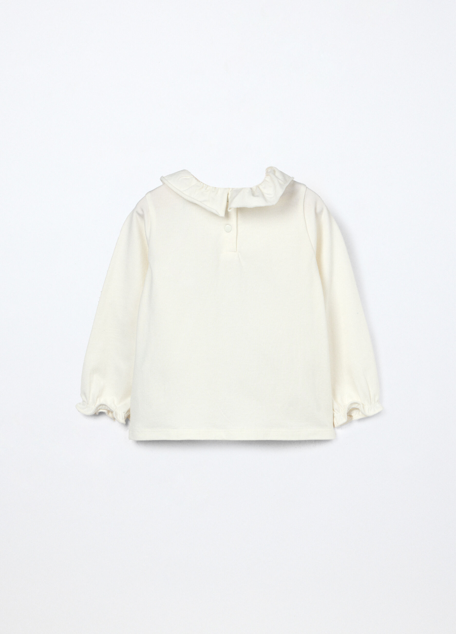 T-shirt in jersey di cotone stretch neonato_1