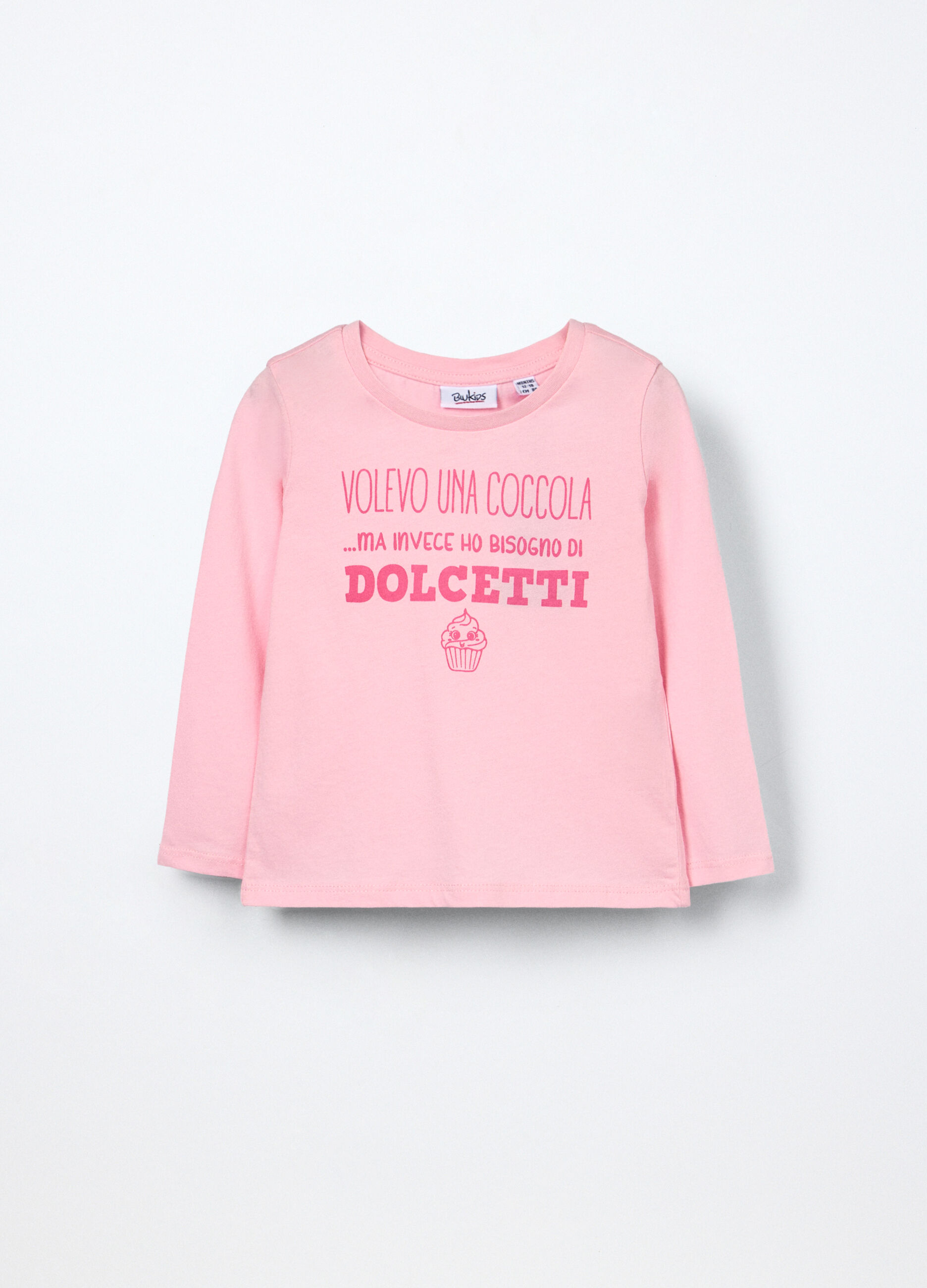 T-shirt in jersey di puro cotone neonata_0