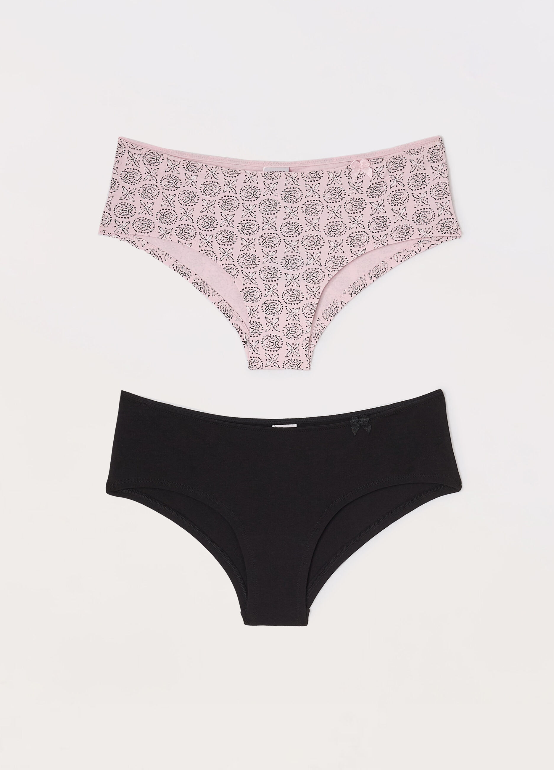Slip a vita alta in jersey di cotone stretch donna_0