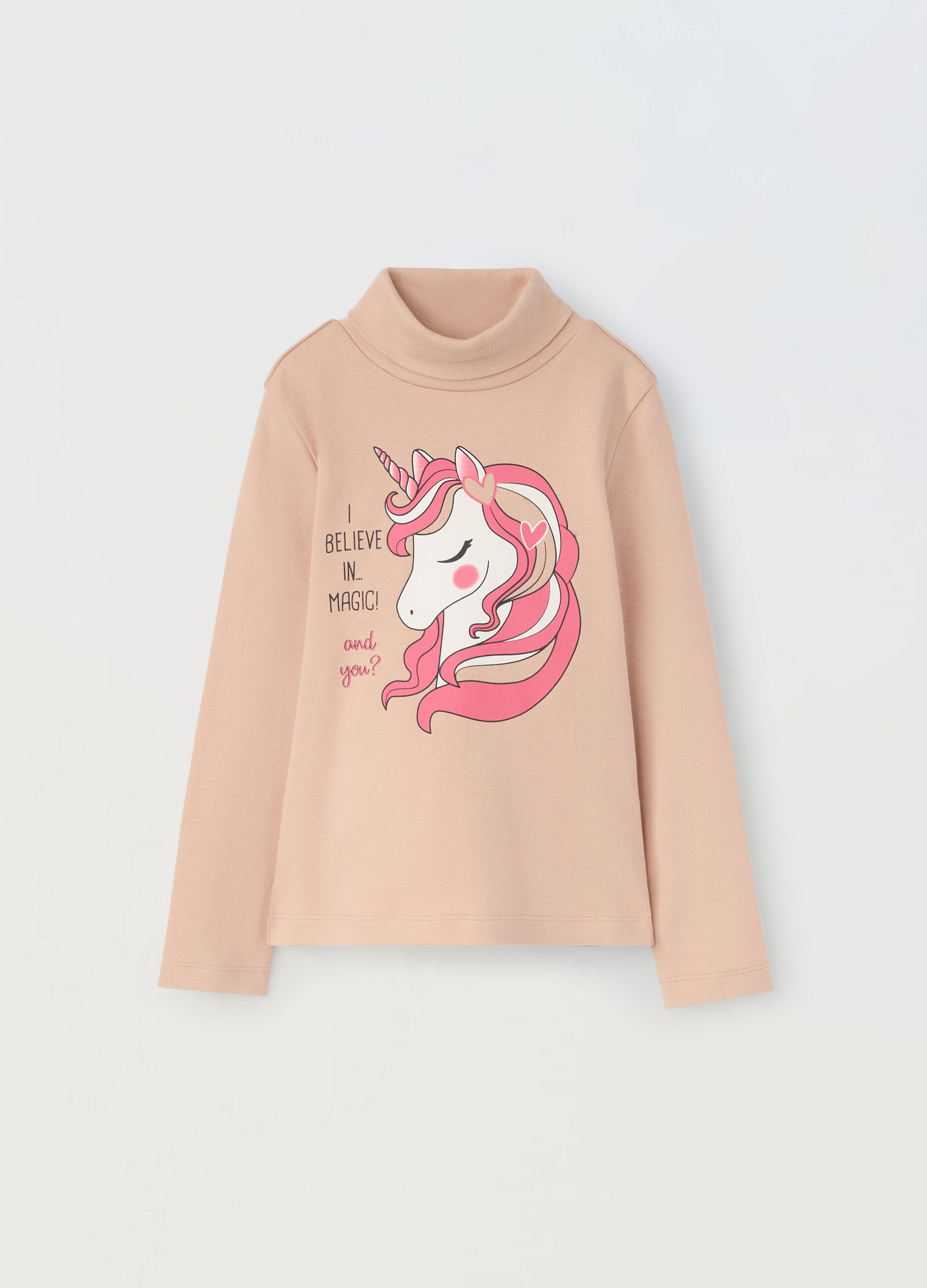 Lupetto in interlock di puro cotone bambina_0