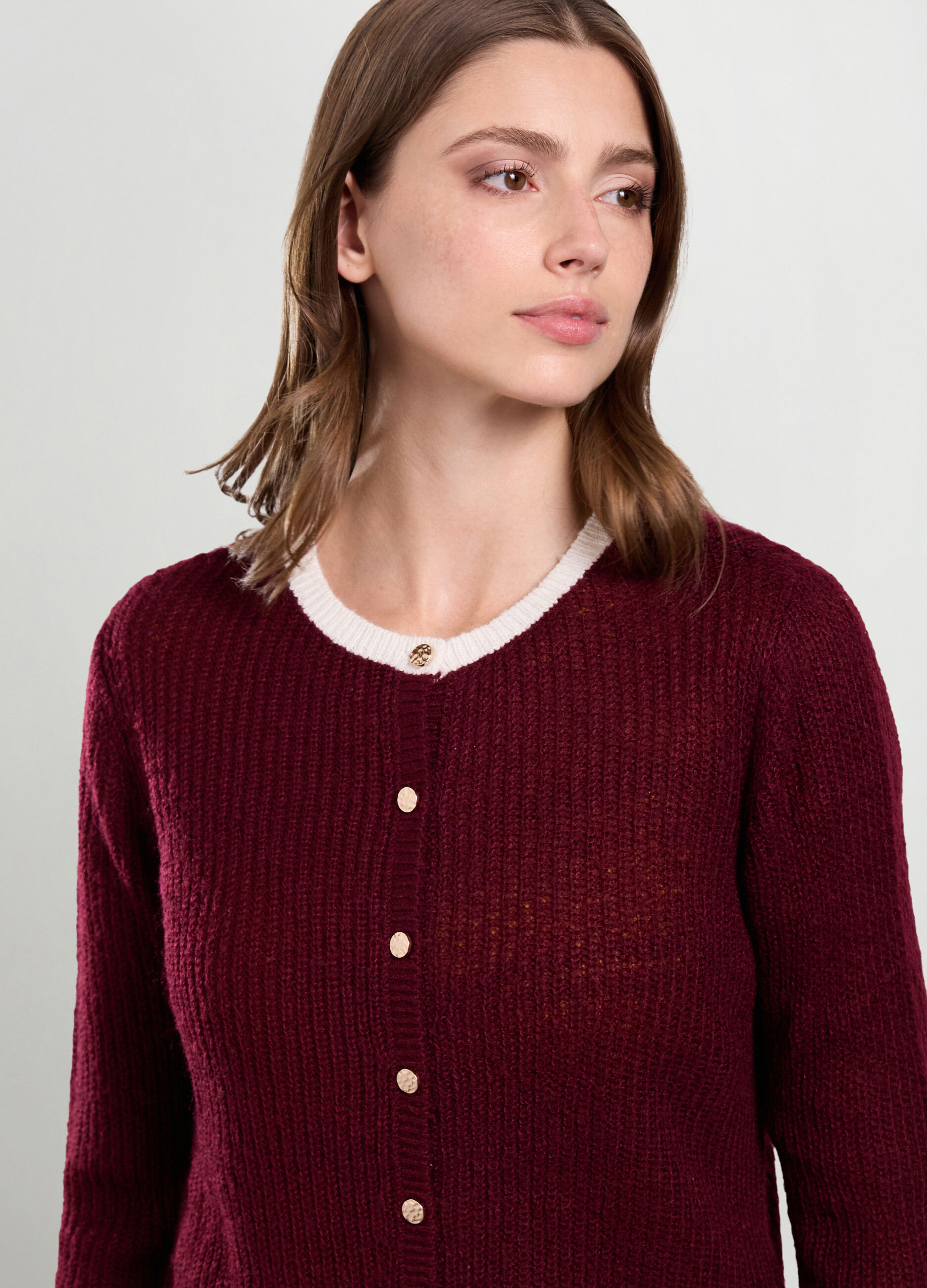 Cardigan tricot donna_2