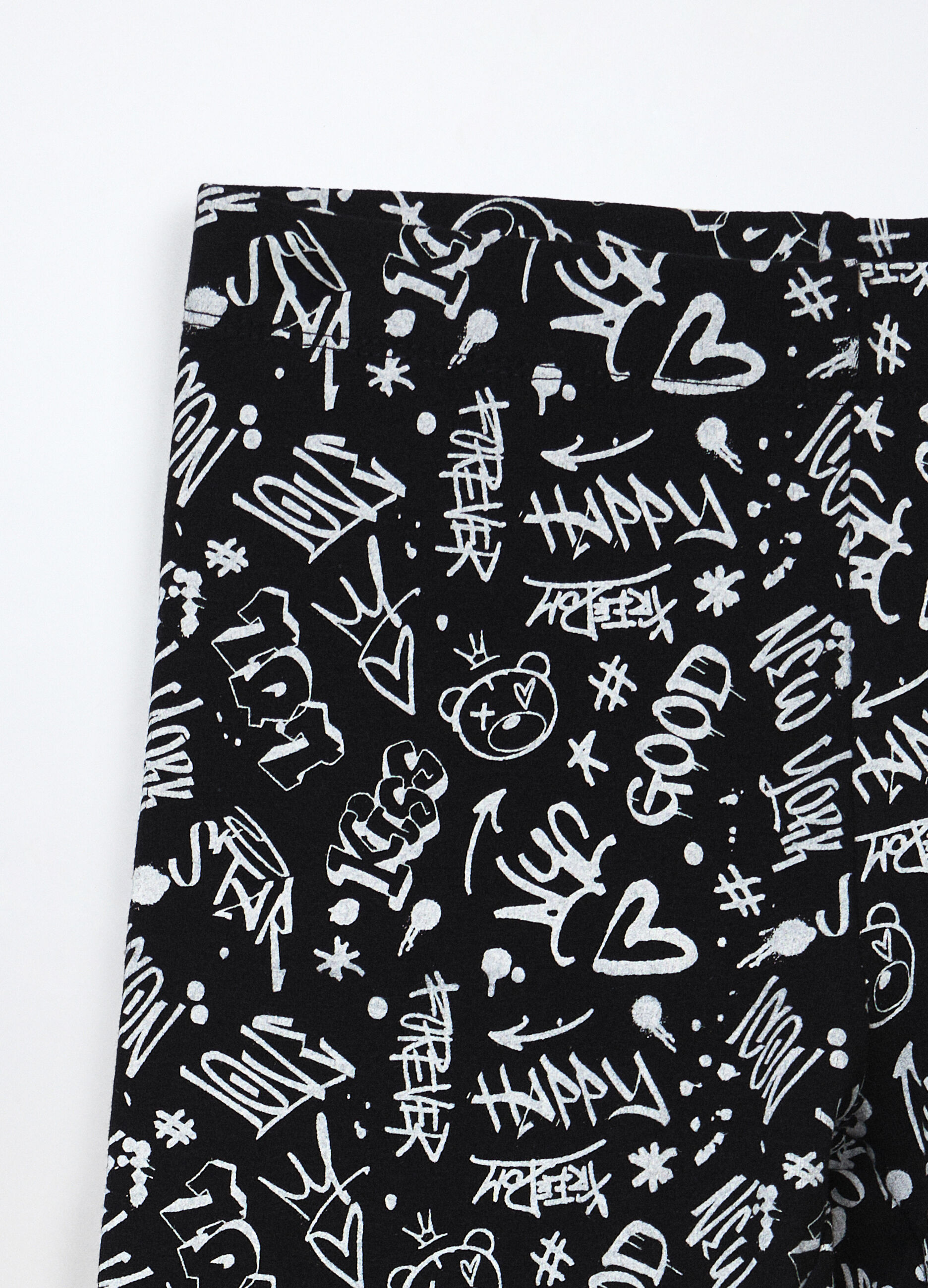 Leggings in jersey di cotone stretch ragazza_2