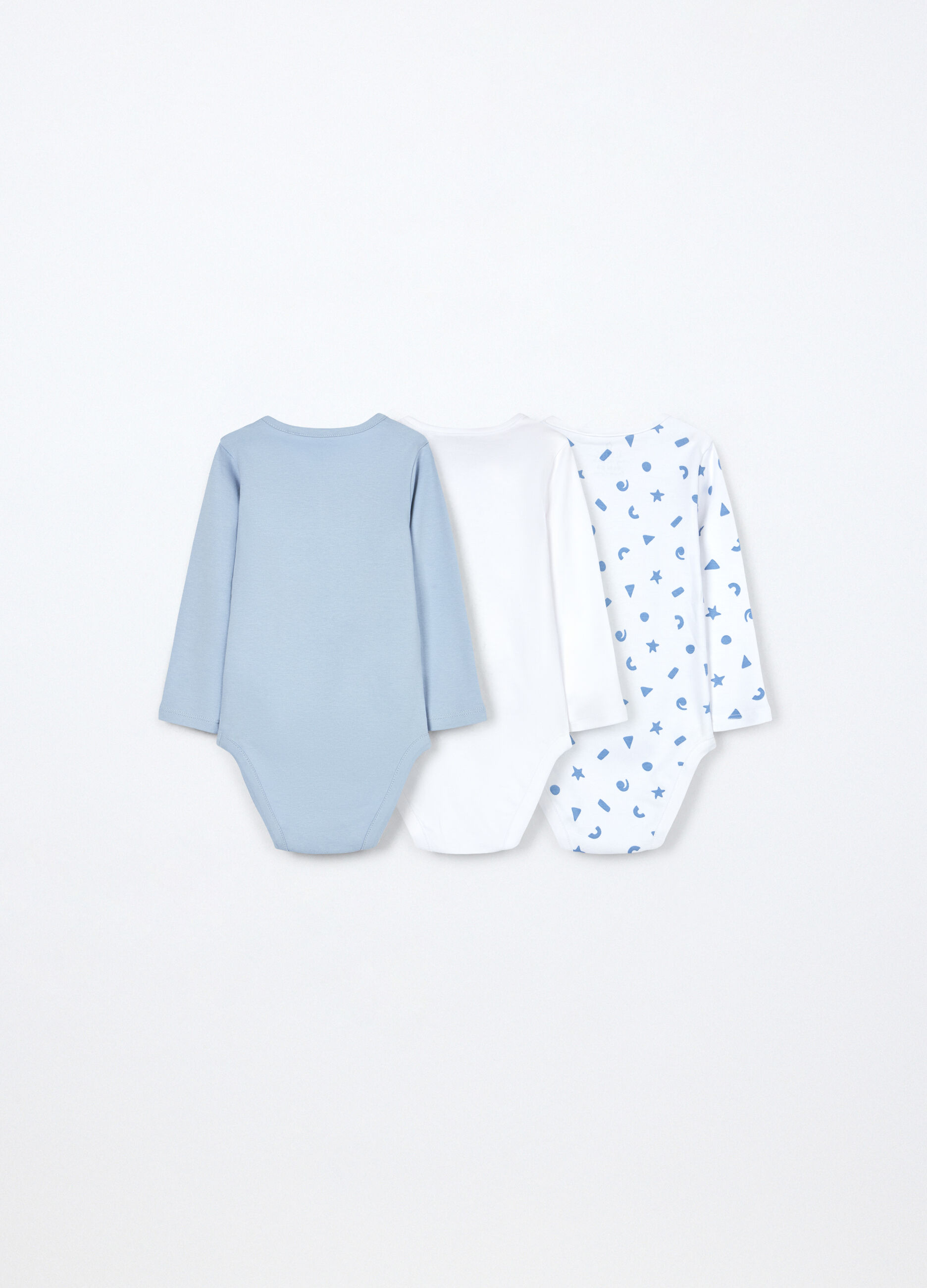 Pack 3 body in interlock di puro cotone neonato_1