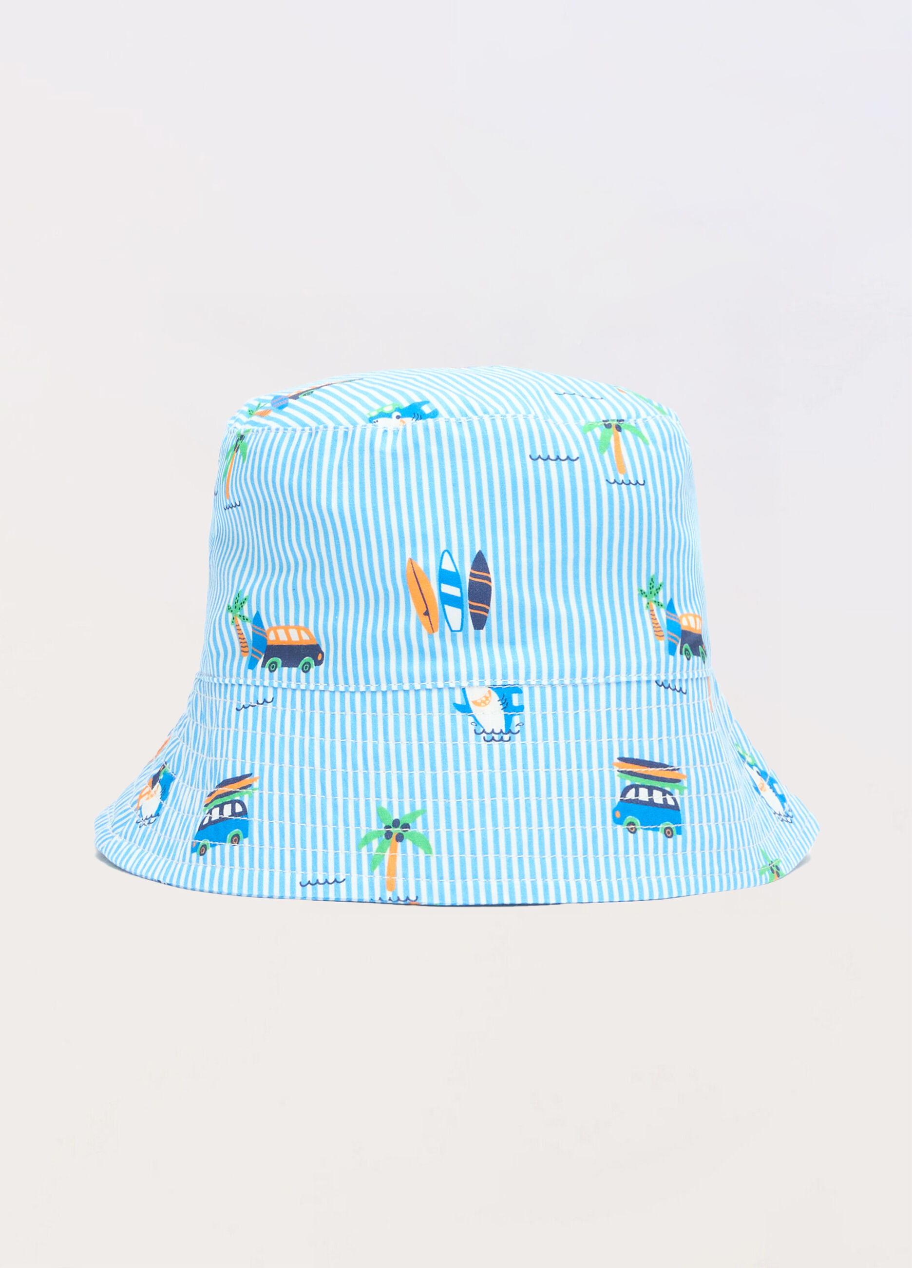 Cappello pescatore in puro cotone neonato_0