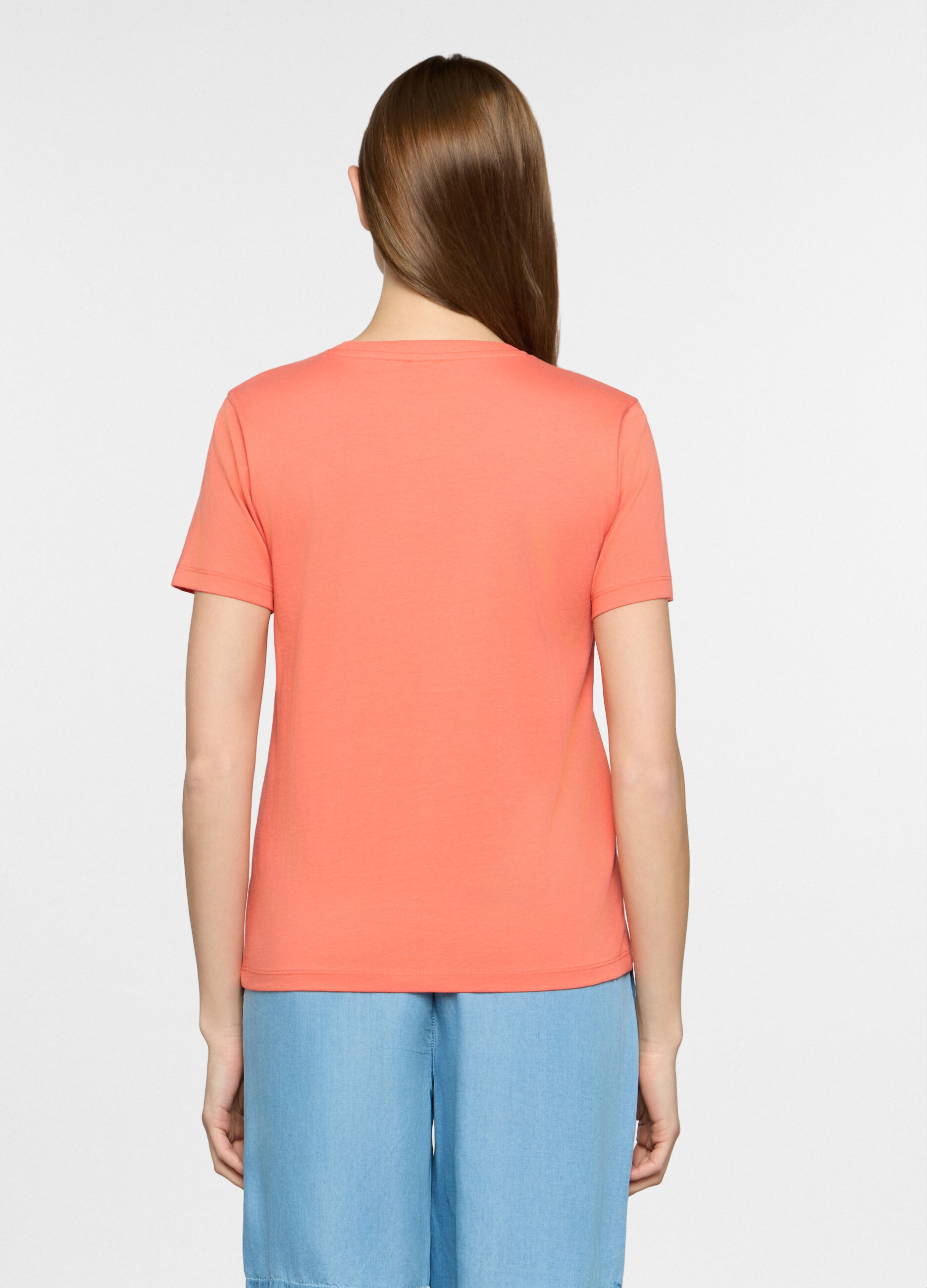 T-shirt girocollo donna _1