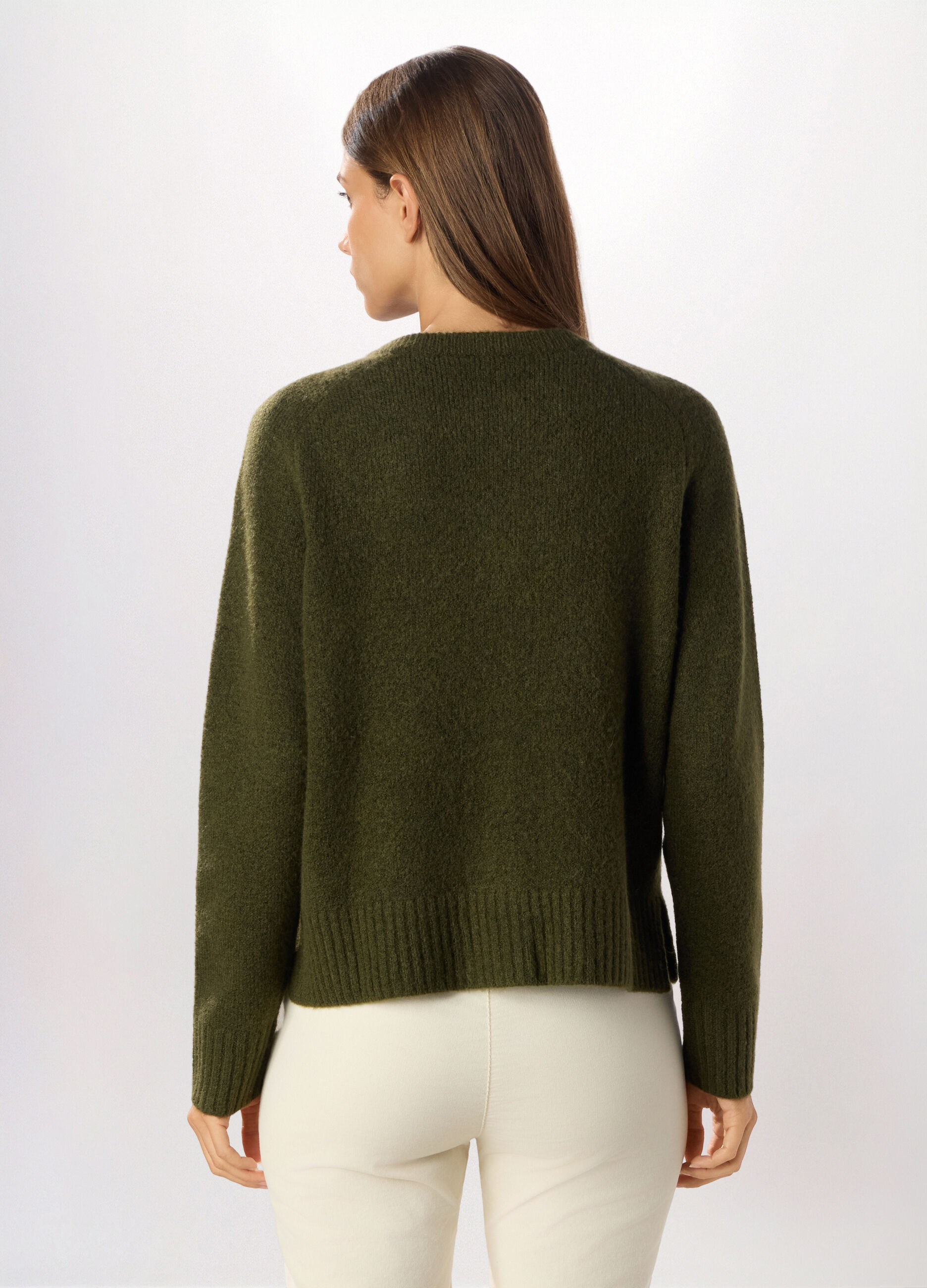 Cardigan tricot misto lana donna_1