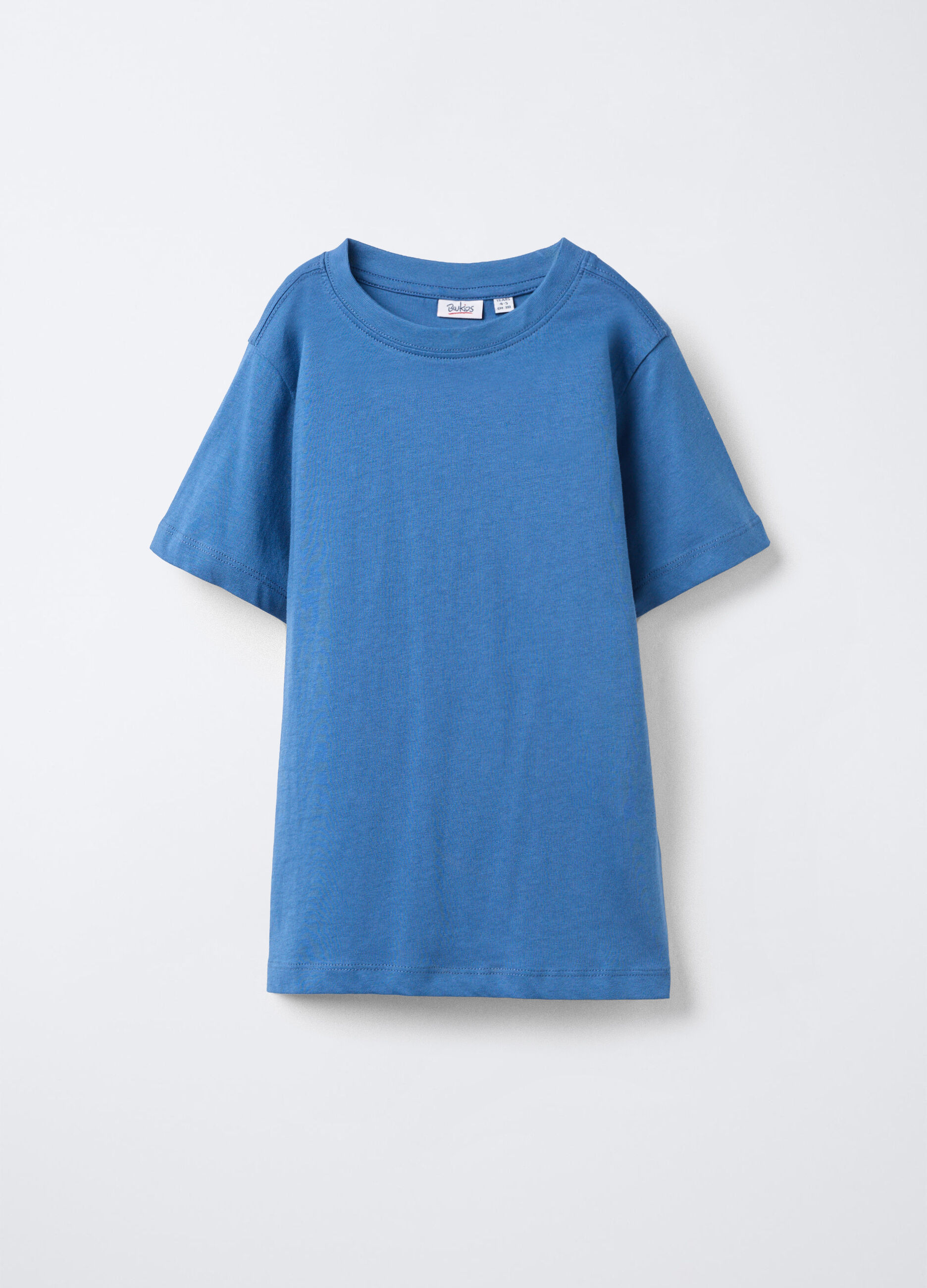 T-shirt girocollo in jersey di puro cotone bambino_0