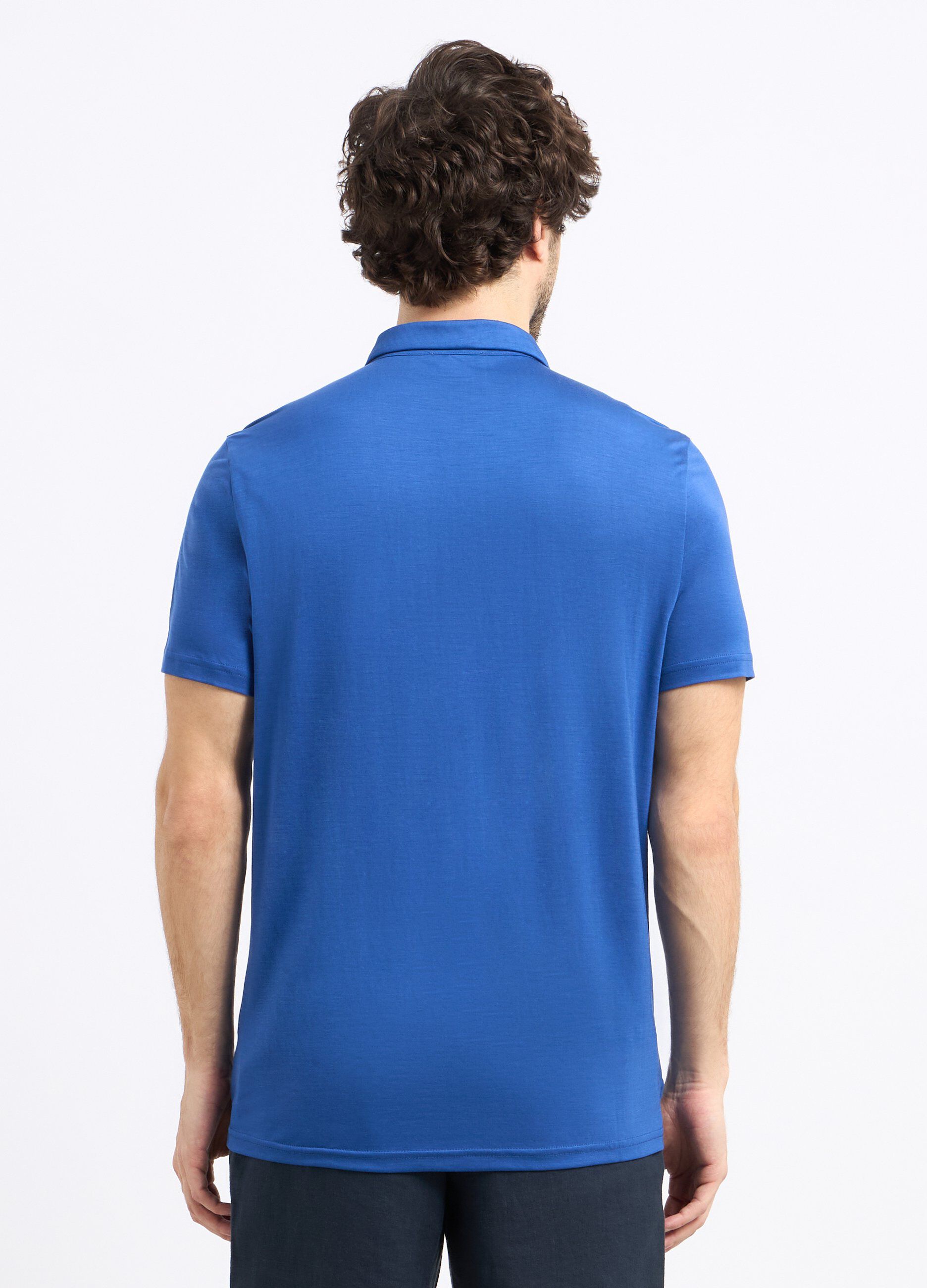 Polo in pura lyocell uomo_1
