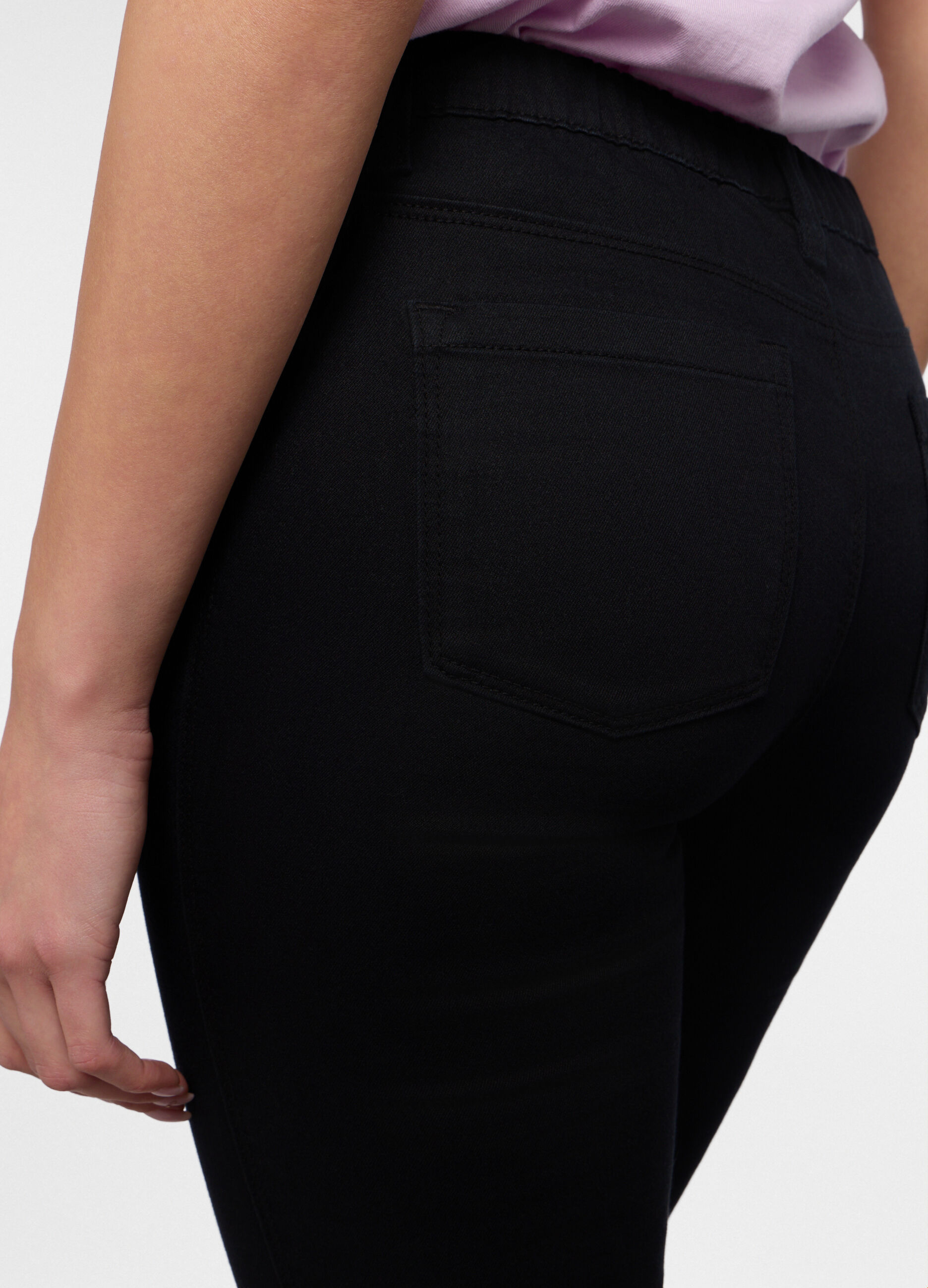 Jeggings in denim di misto donna_2