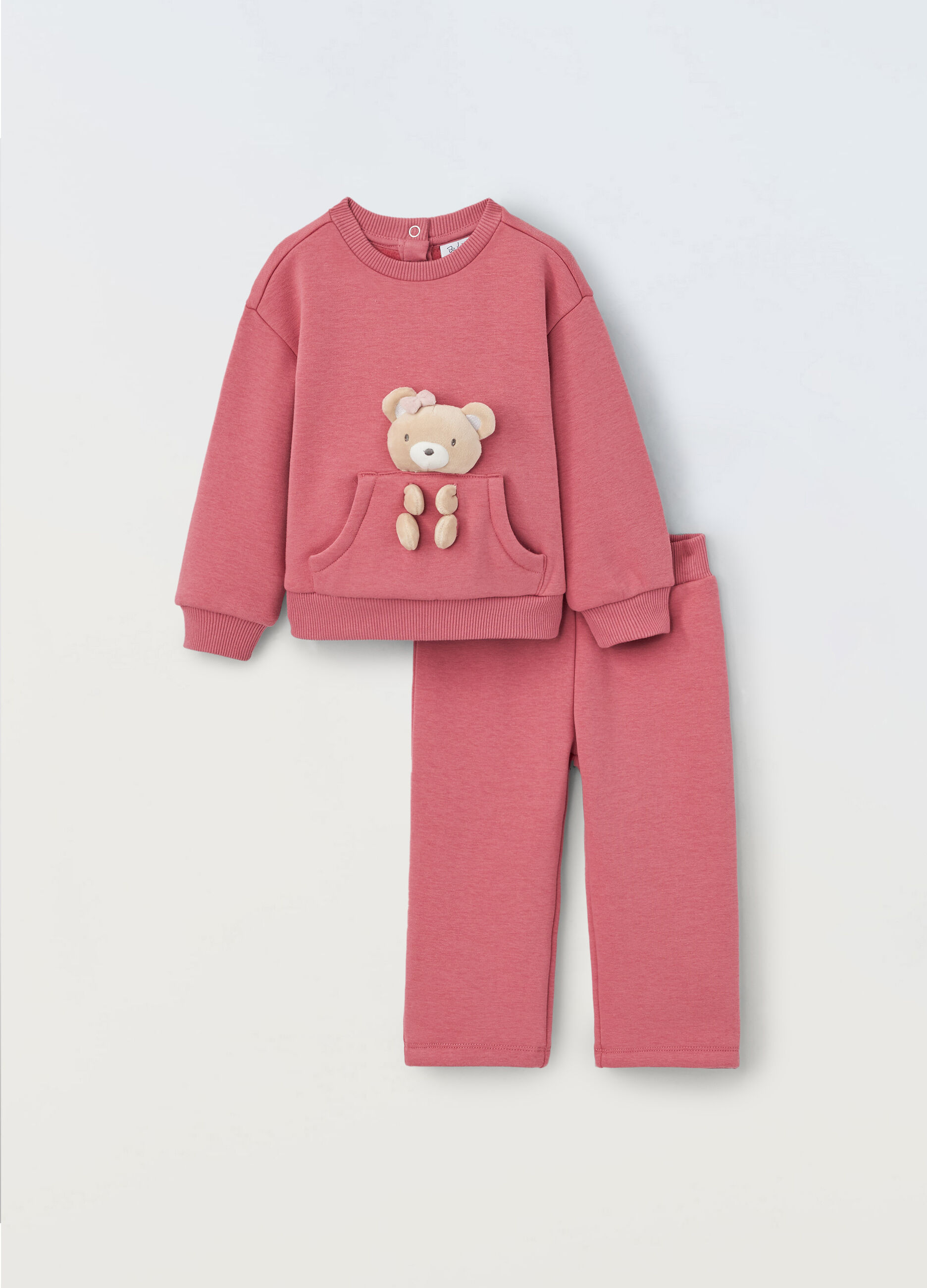 Jogging set in misto cotone neonata_0