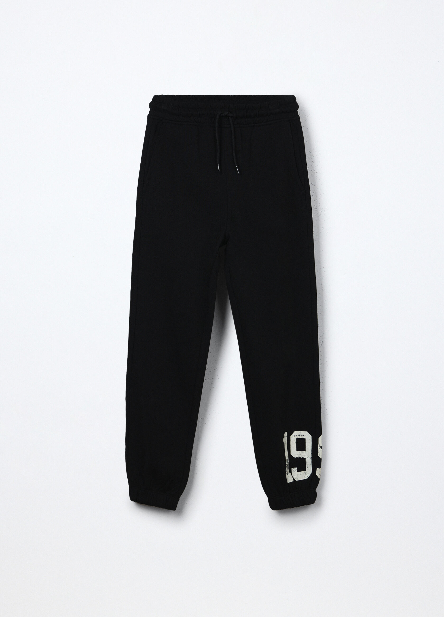 Jogger in french terry di puro cotone ragazzo_0