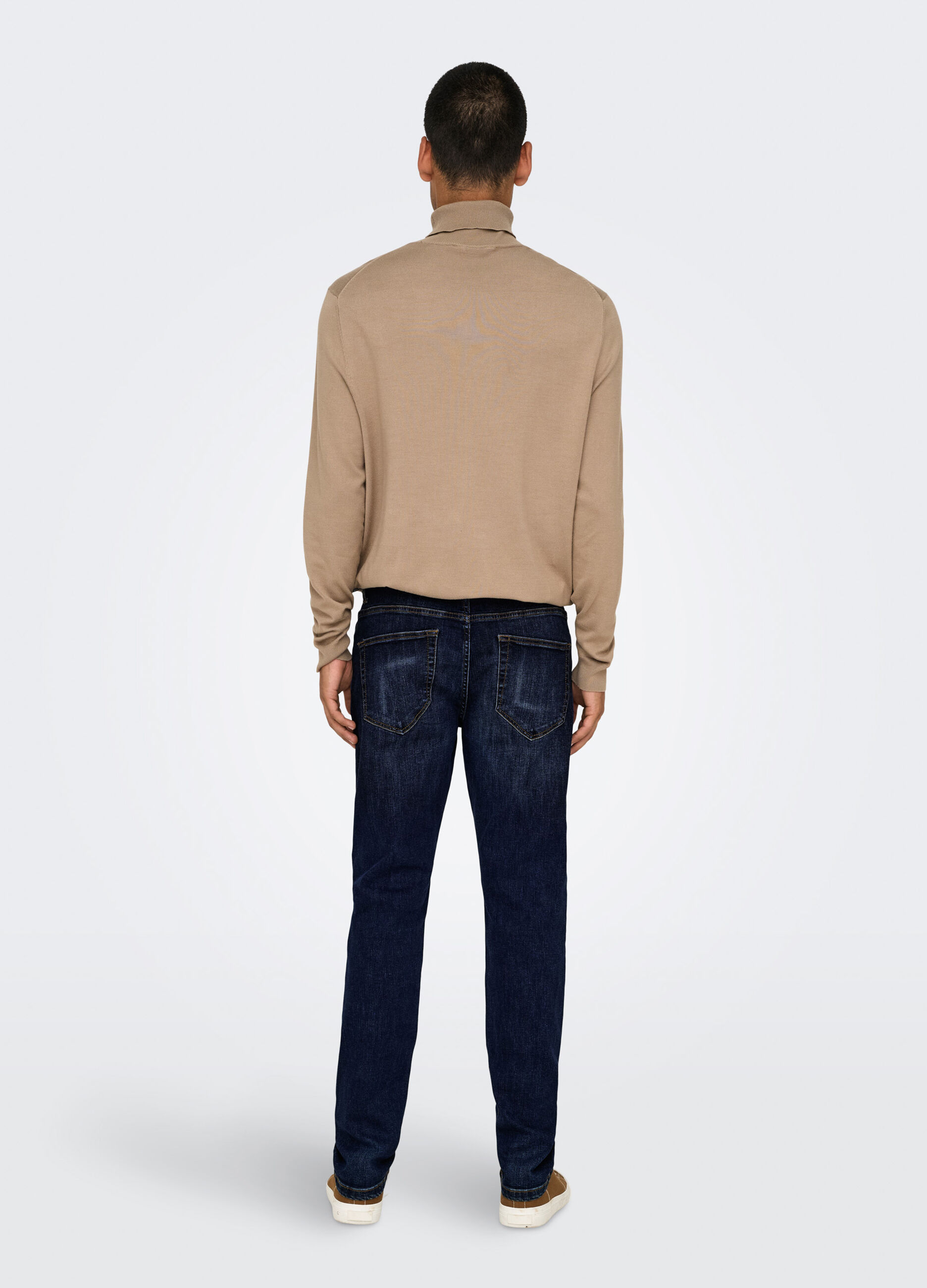 Jeans slim fit in denim uomo_1