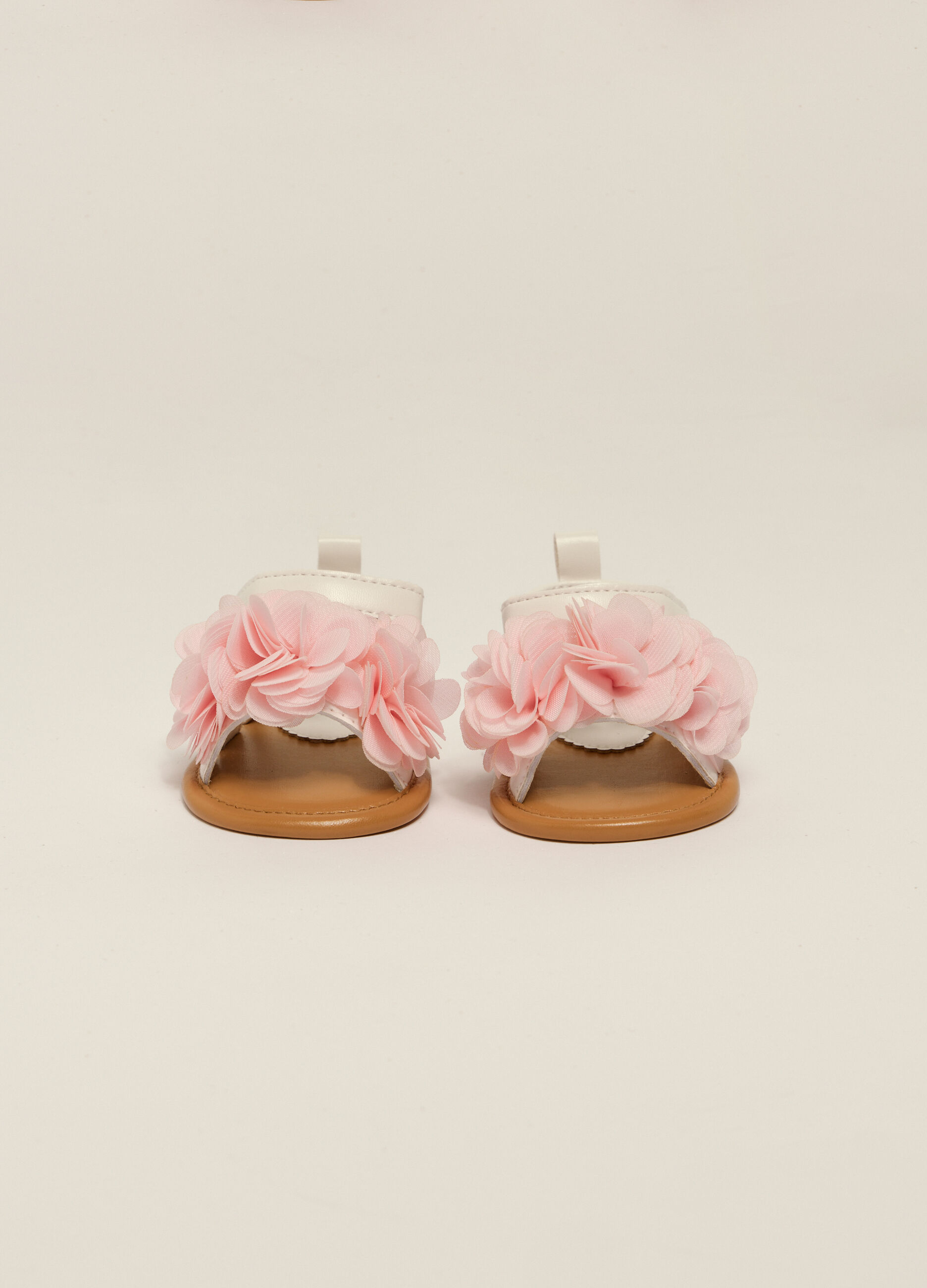 Sandali con fiori IANA neonata_0