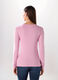 T-shirt in costina di puro cotone donna_1